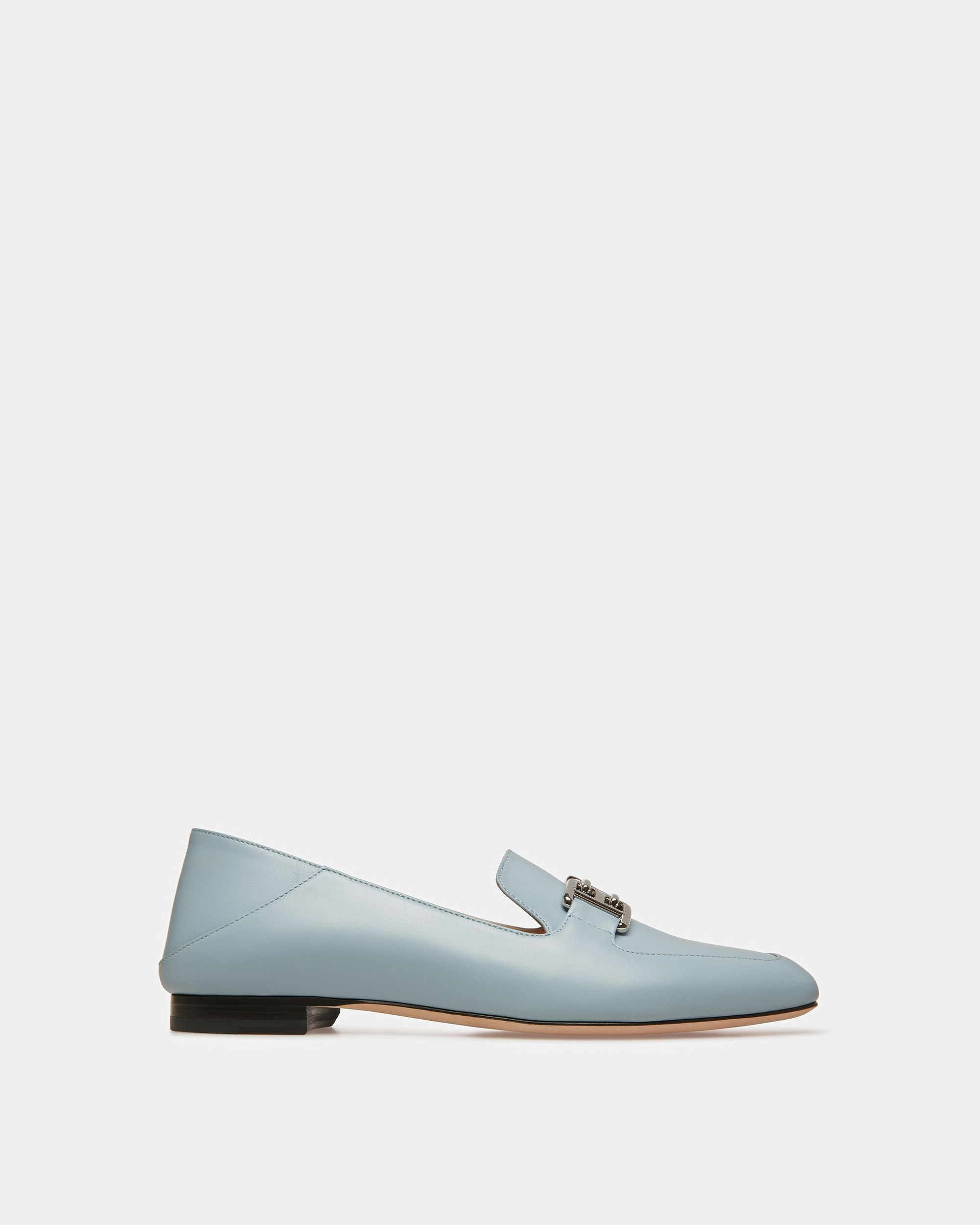Ellah Leder-Loafer In Hellblau - Damen - Bally - 01
