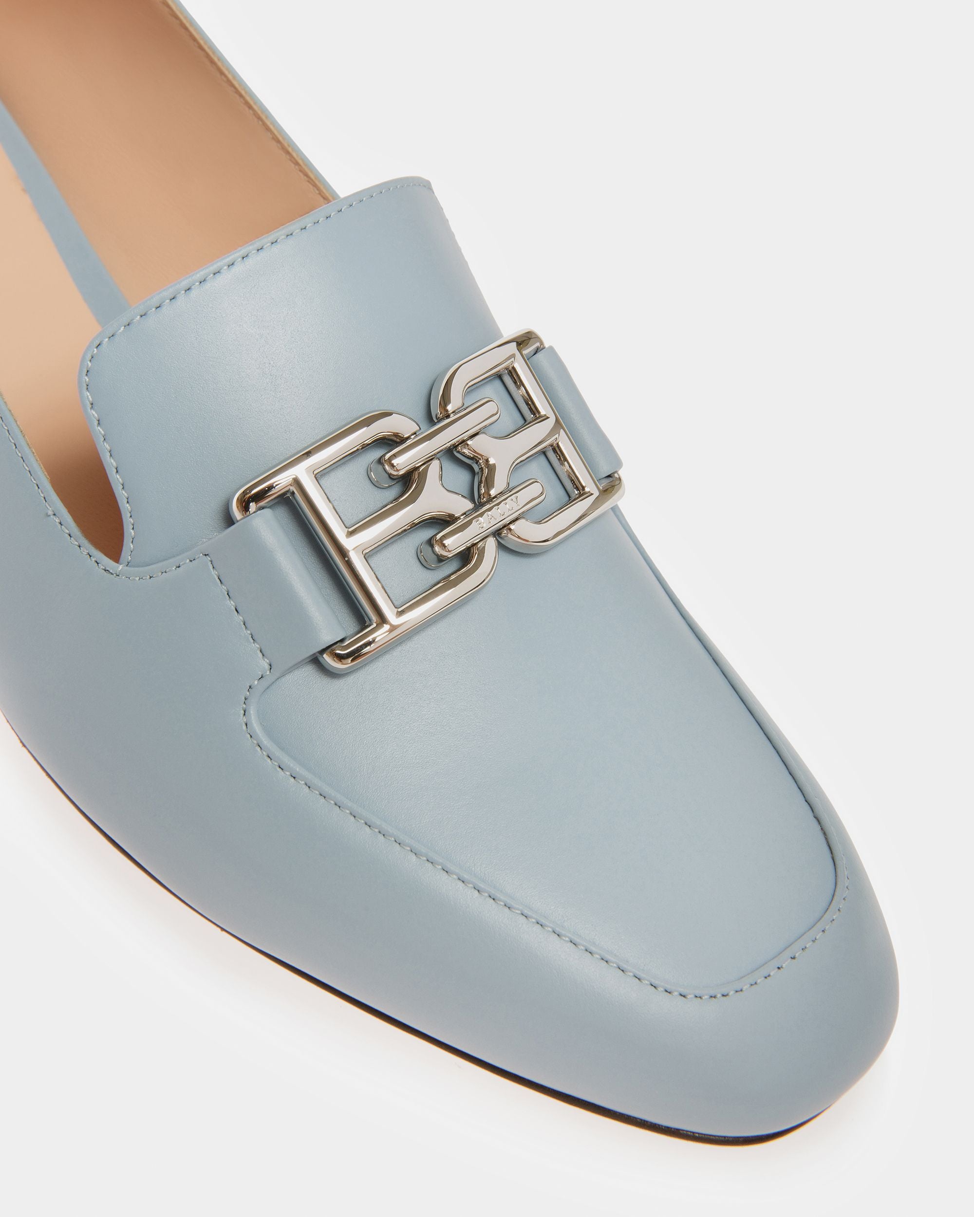 Ellah Leder-Loafer In Hellblau - Damen - Bally - 05
