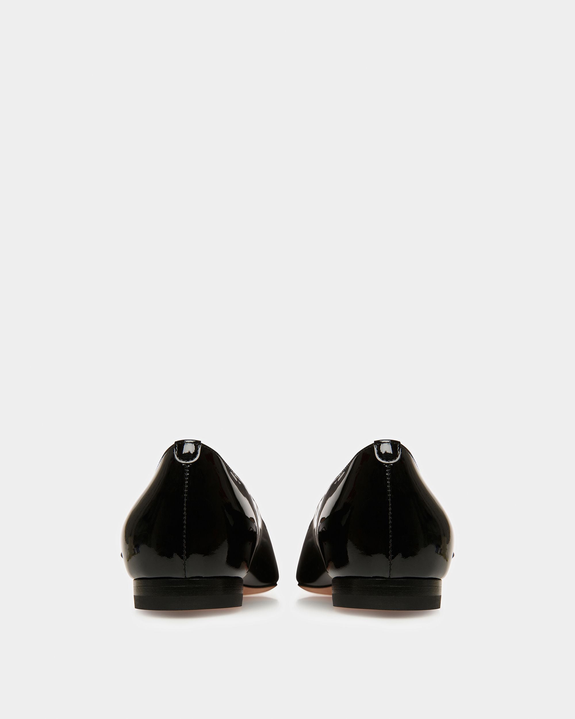 Ellah Flat Mocassins En Cuir Noir - Femme - Bally - 03