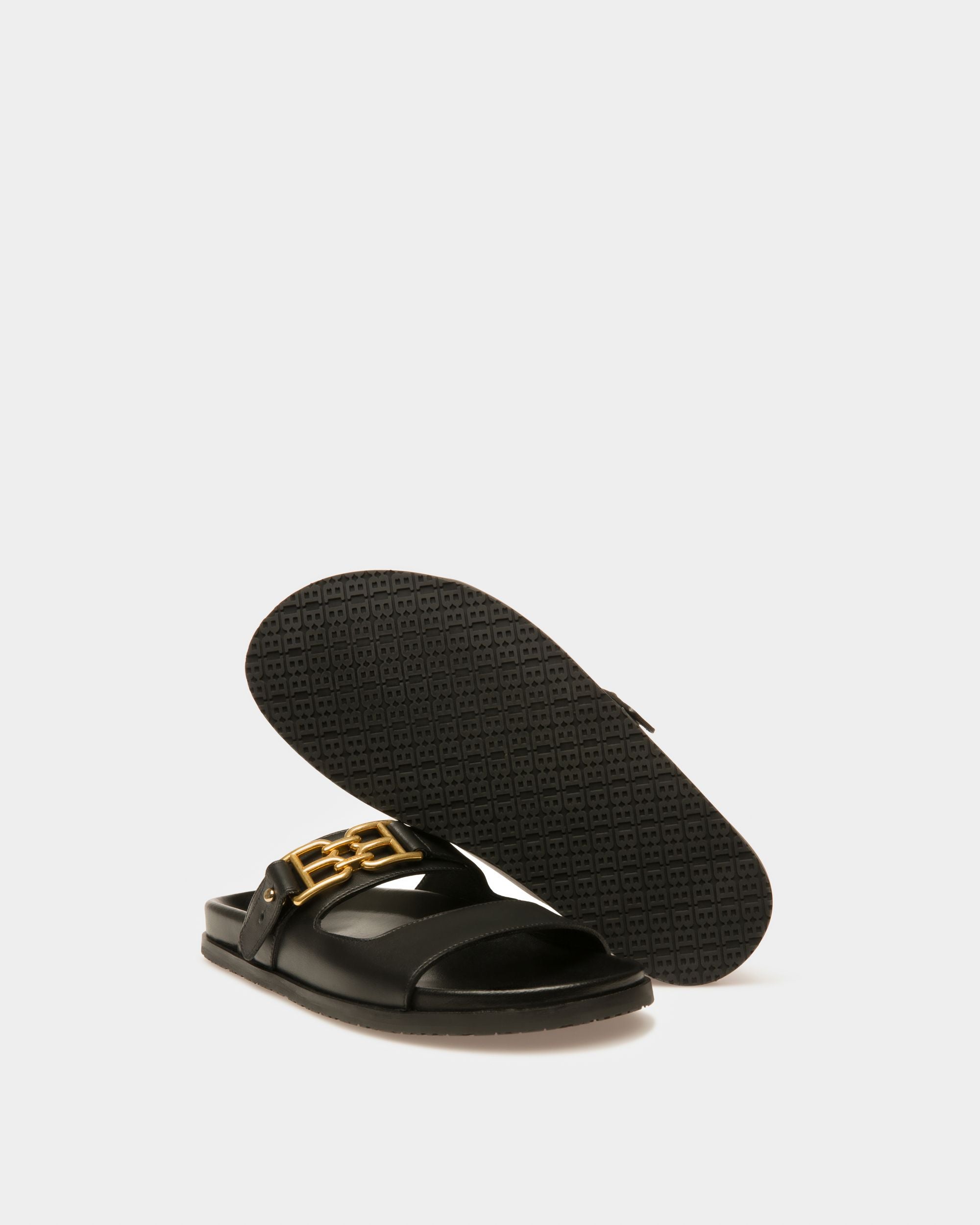 Emma Sandalen Aus Schwarzem Leder - Damen - Bally - 05
