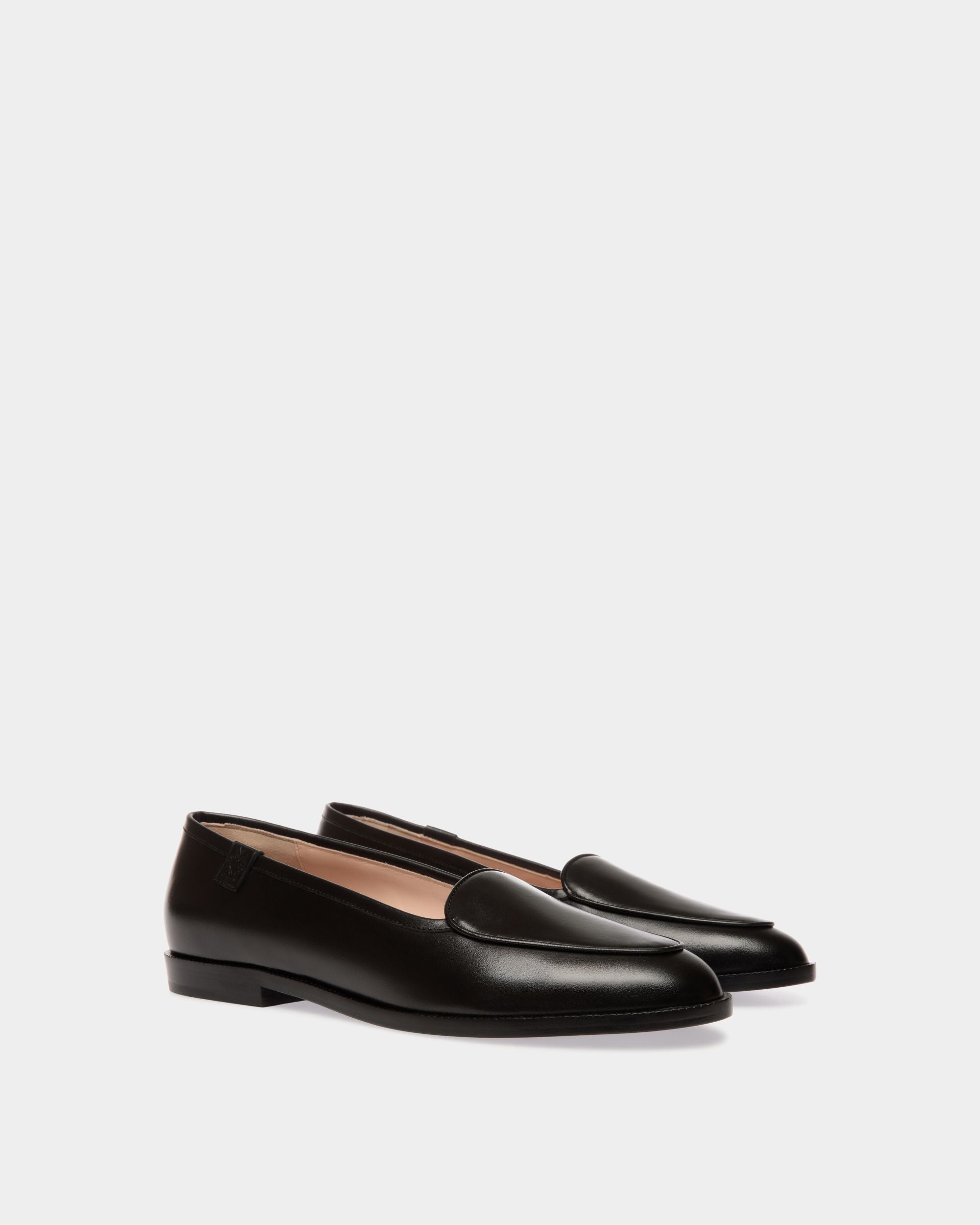 Zapato Plano Elite De Piel Negra - Mujer - Bally - 03
