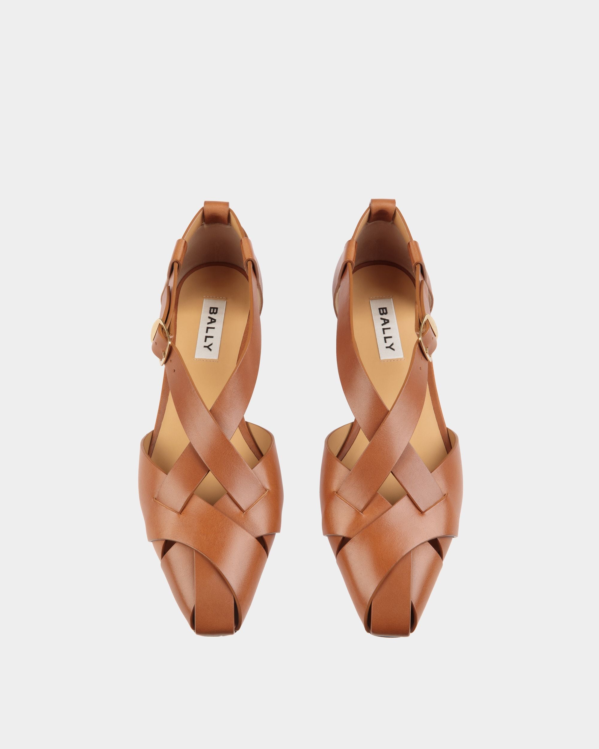 Zapato Plano Sylt De Piel Cepillada Marrón - Mujer - Bally - 05