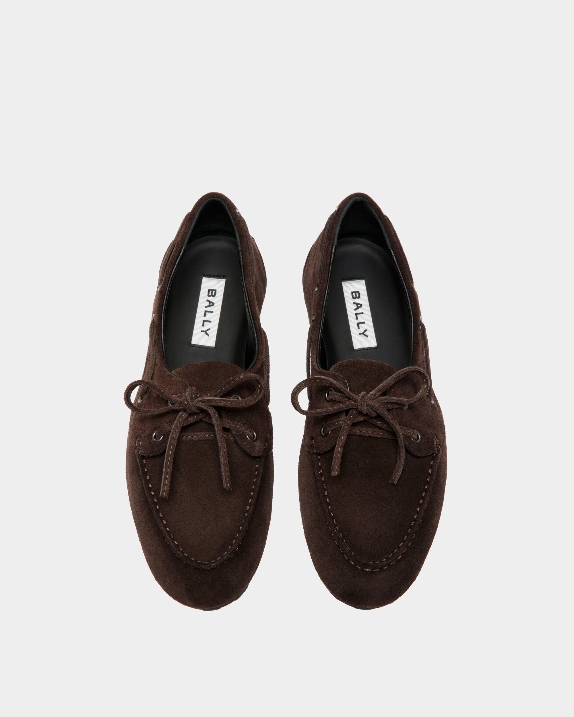 Plume Moccassin In Brown  Leather - Women's - Bally - 04