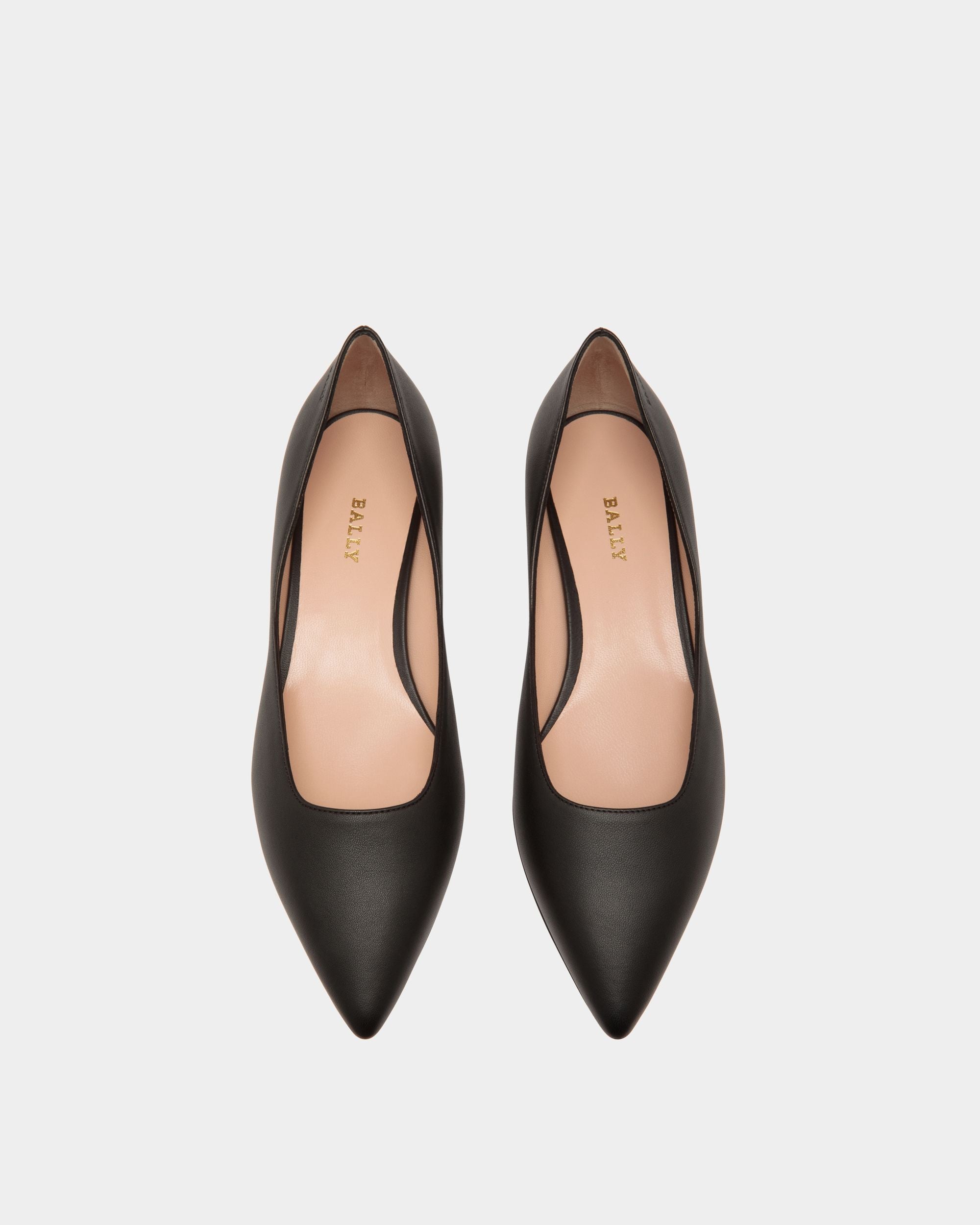 Pump In Black Leather - Damen - Bally - 04