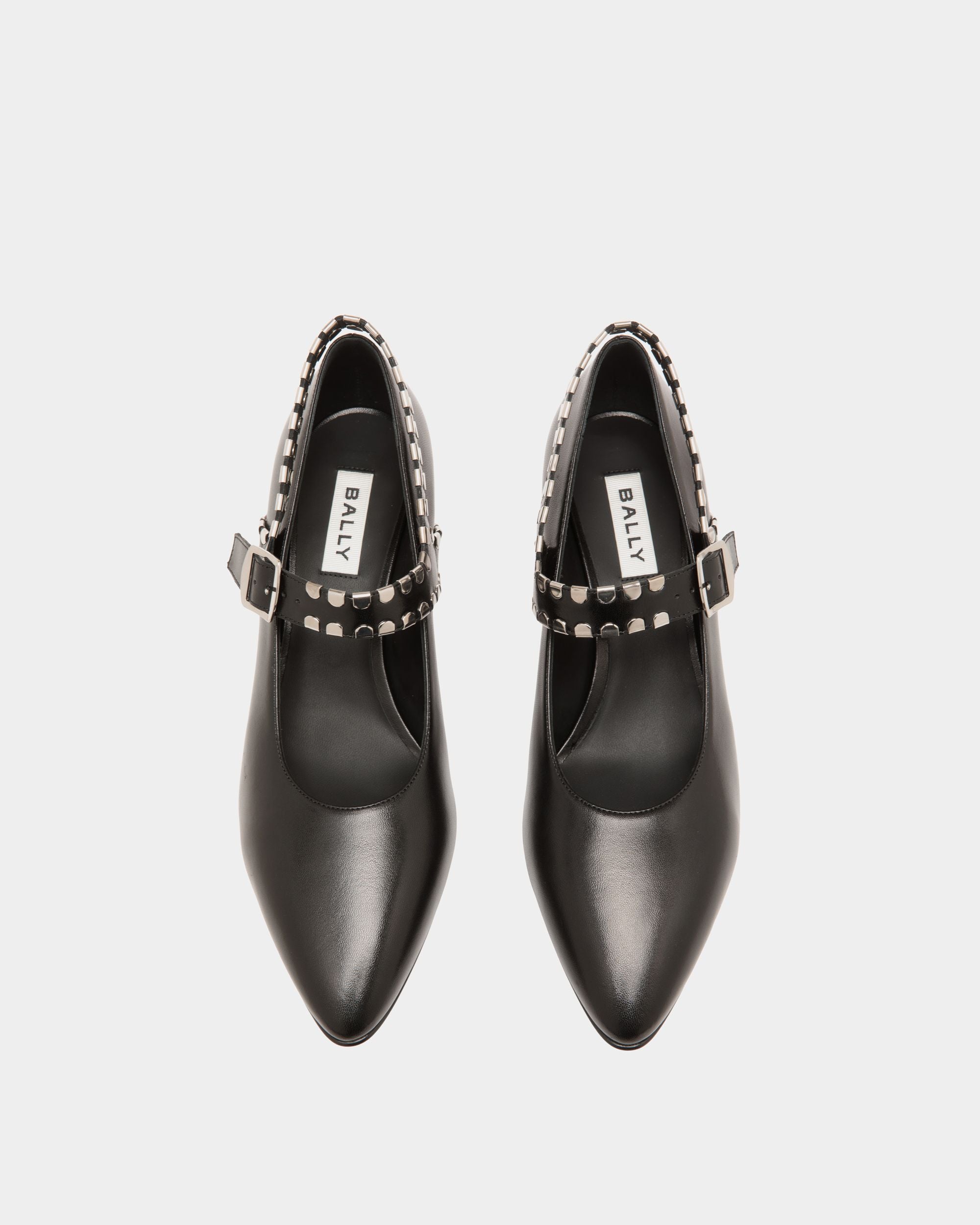 Escarpin Glendy En Cuir Noir - Femme - Bally - 04