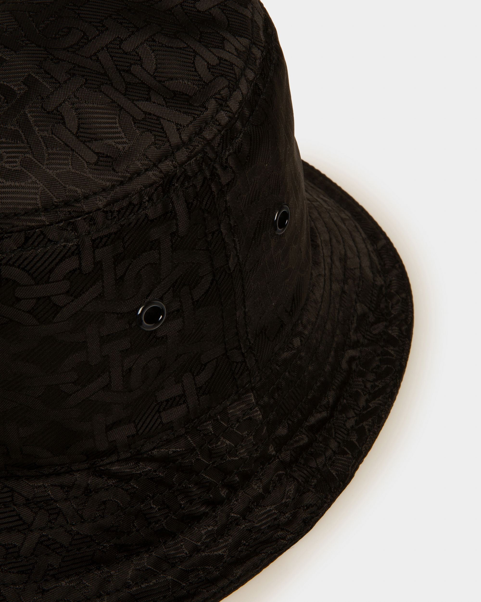 Chapeau En Nylon Noir - Femme - Bally - 03