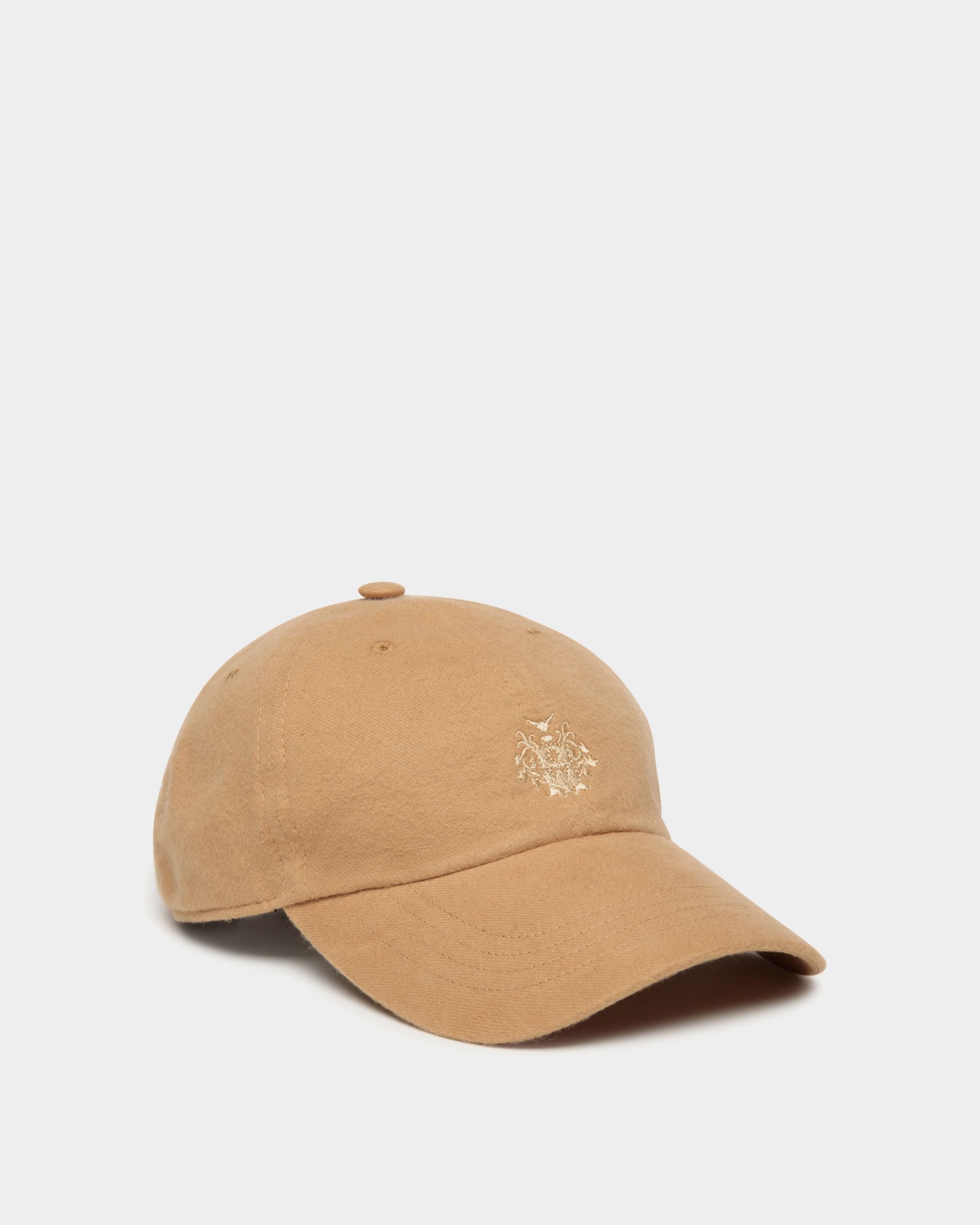 Baseballmütze Aus Baumwolle In Camel Mit Bally-Wappen-Logo - Damen - Bally - 01
