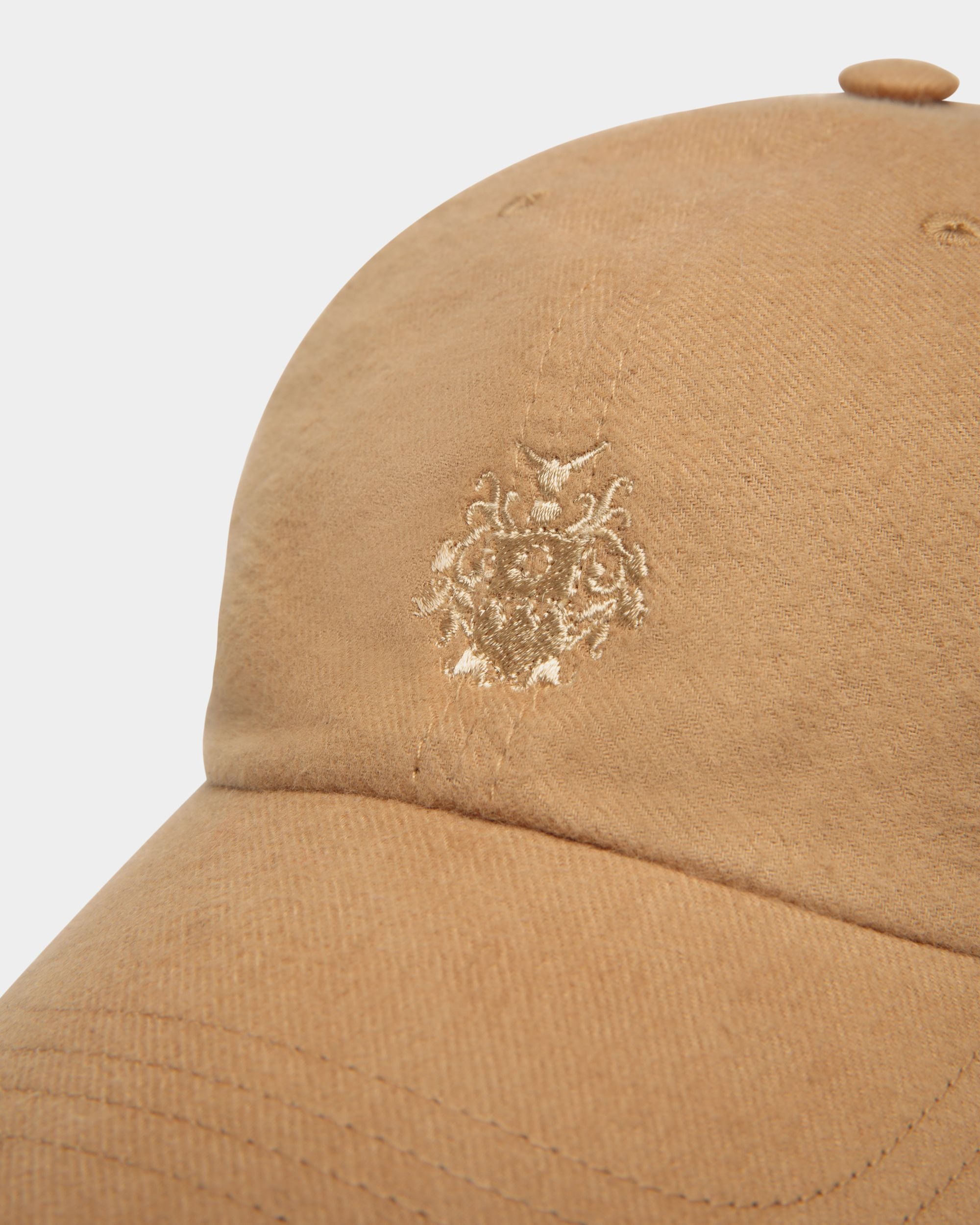 Baseballmütze Aus Baumwolle In Camel Mit Bally-Wappen-Logo - Damen - Bally - 03