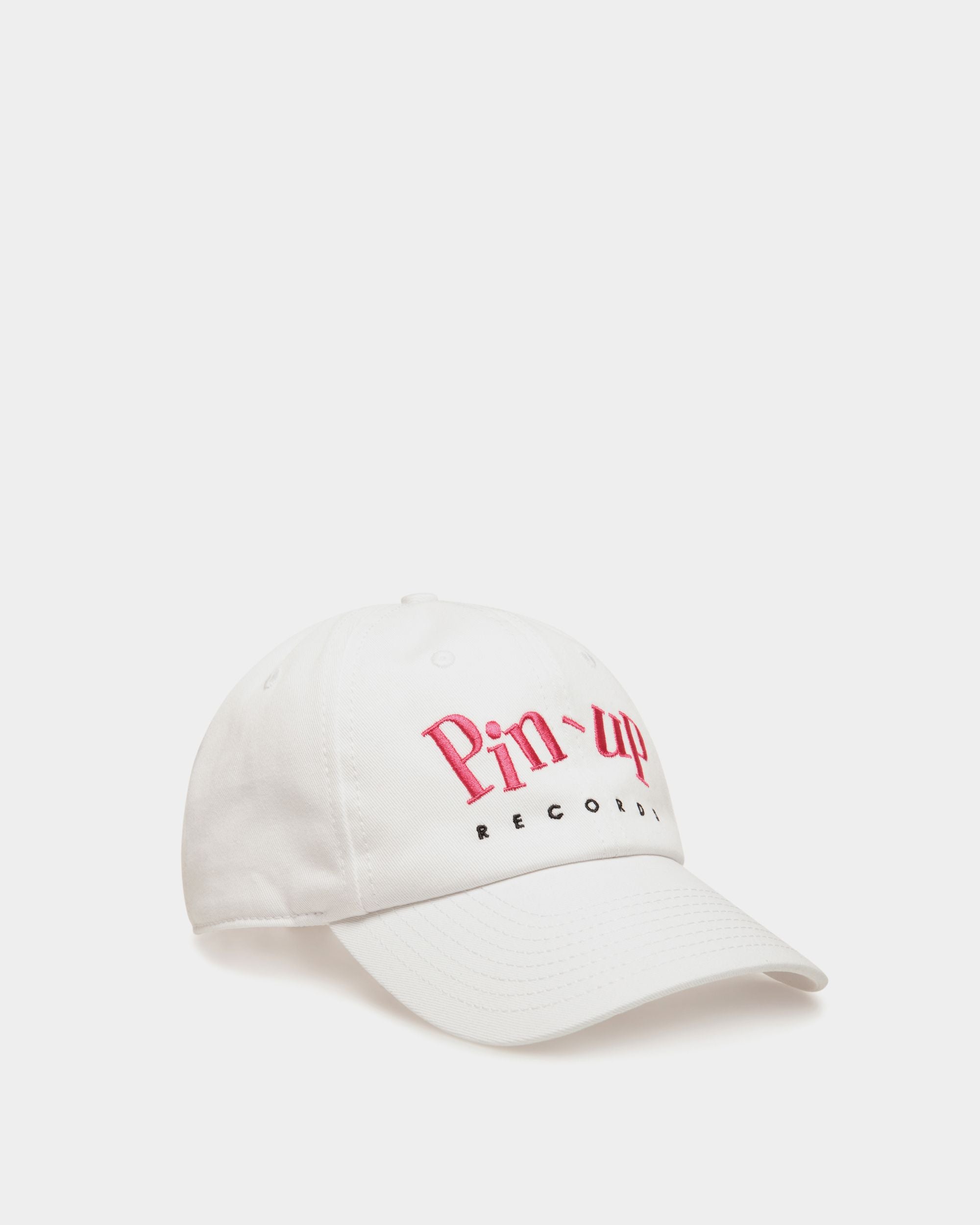 Casquette De Baseball DJ Leo Mas X Bally En Coton Blanc - Femme - Bally - 01