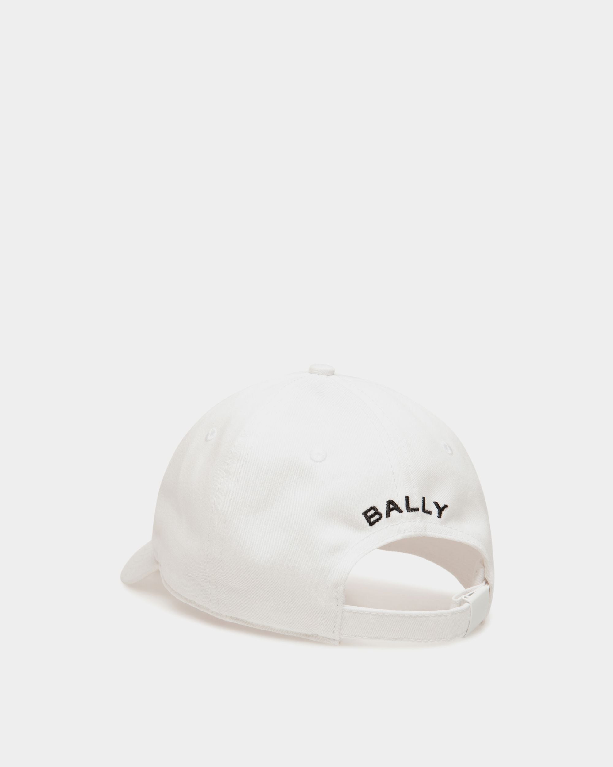 DJ Leo Mas X Bally Baseballmütze Aus Weißer Baumwolle - Damen - Bally - 03