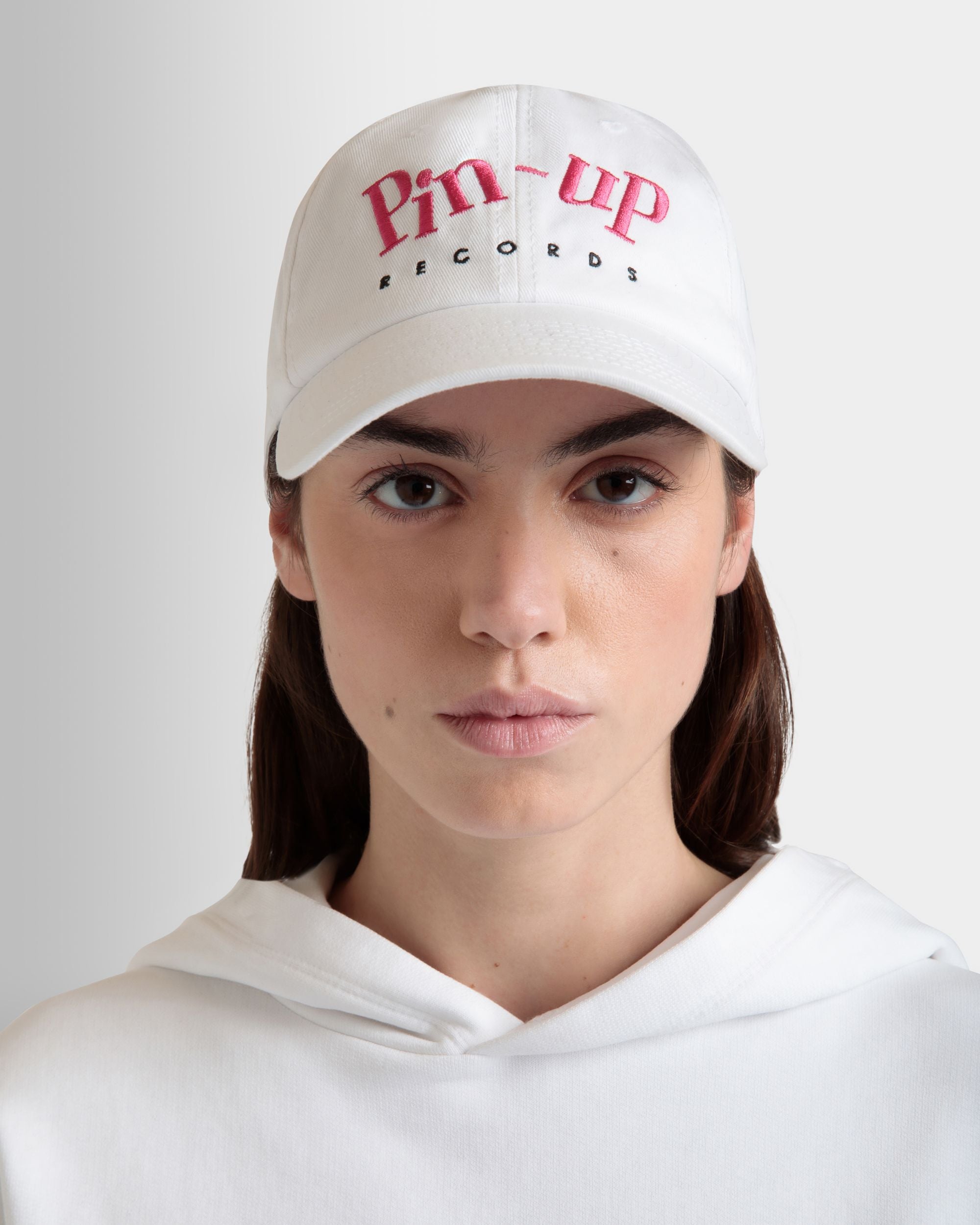 Casquette De Baseball DJ Leo Mas X Bally En Coton Blanc - Femme - Bally - 05