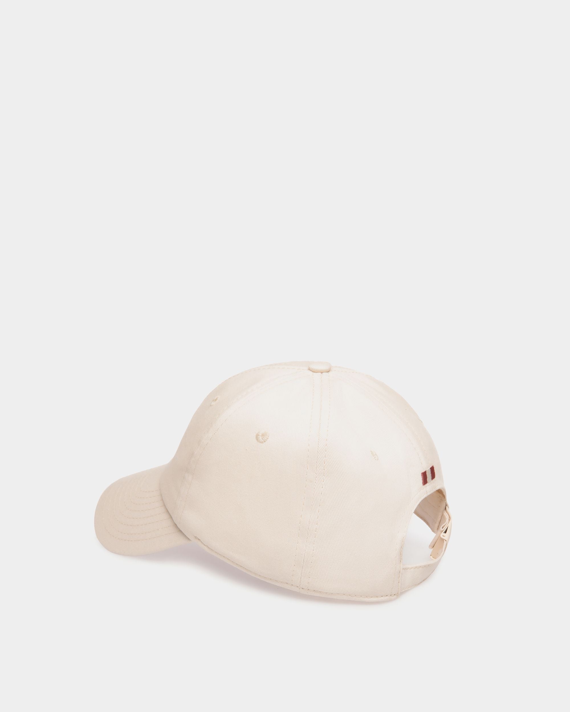 Casquette De Baseball Avec Beni Bischof Rocking Horse En Coton Ivoire - Femme - Bally - 03