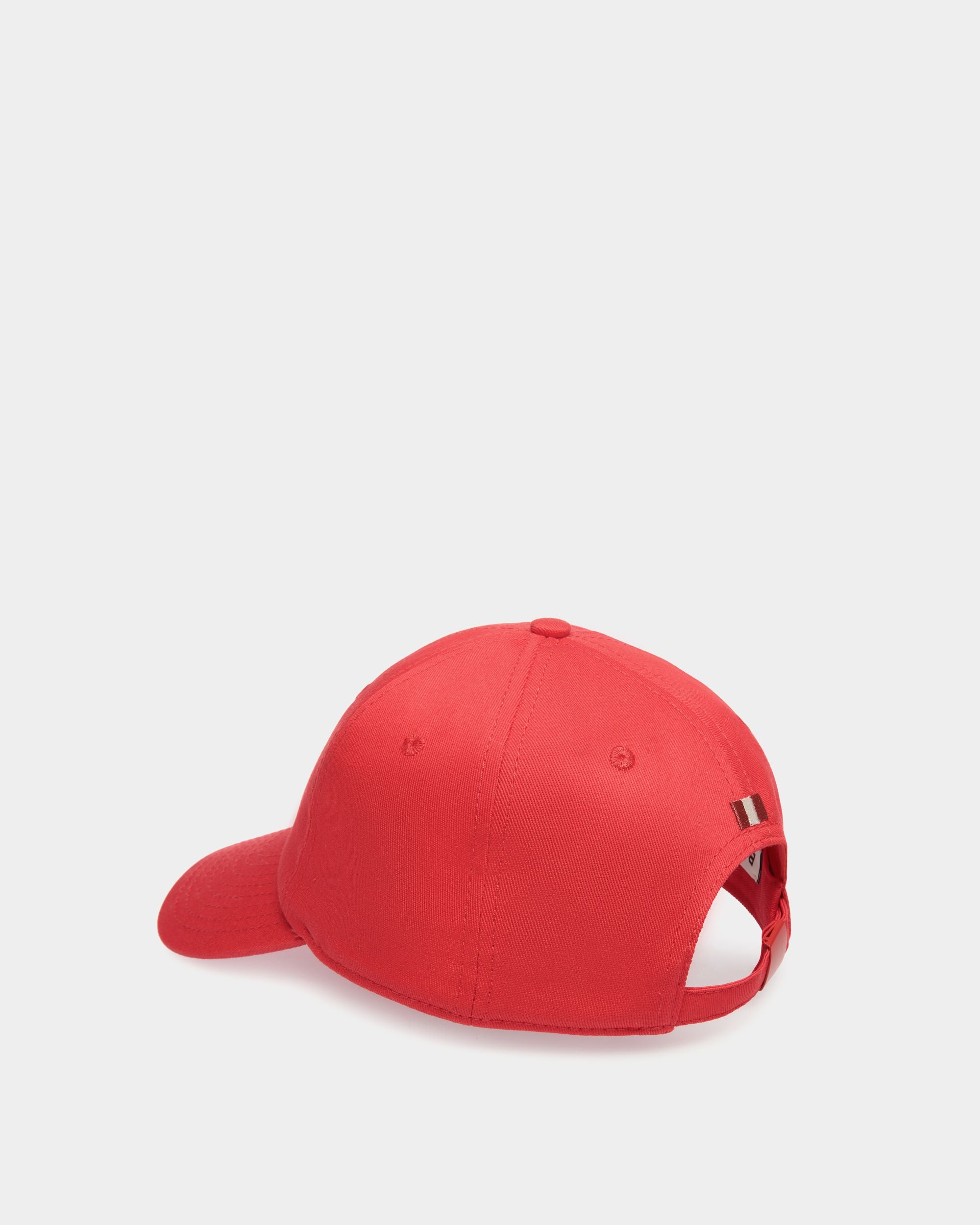 Casquette De Baseball Avec Beni Bischof Rocking Horse En Coton Rouge - Femme - Bally - 03