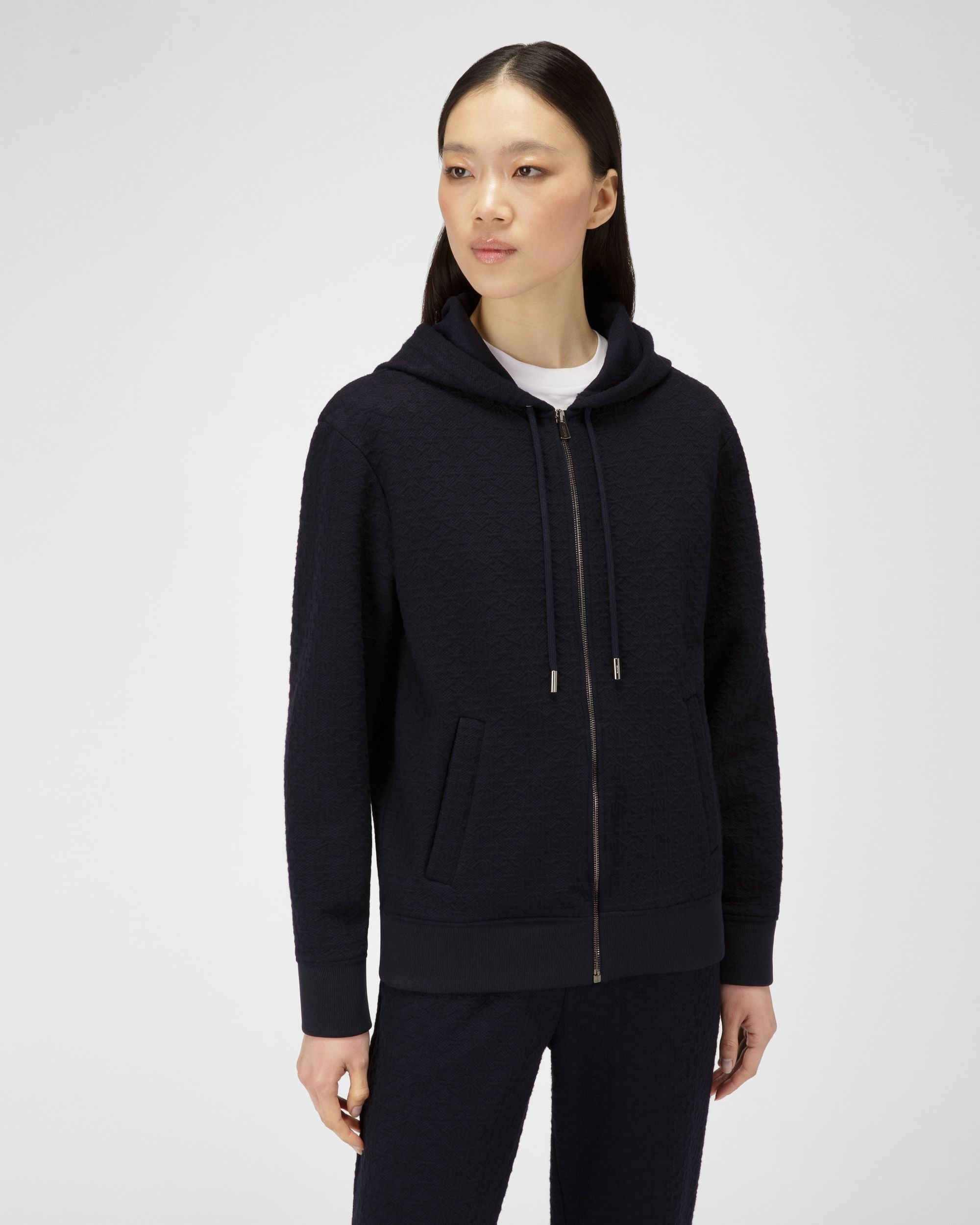 Sweat-Shirt En Polyamide Mélangé Noir - Femme - Bally - 01