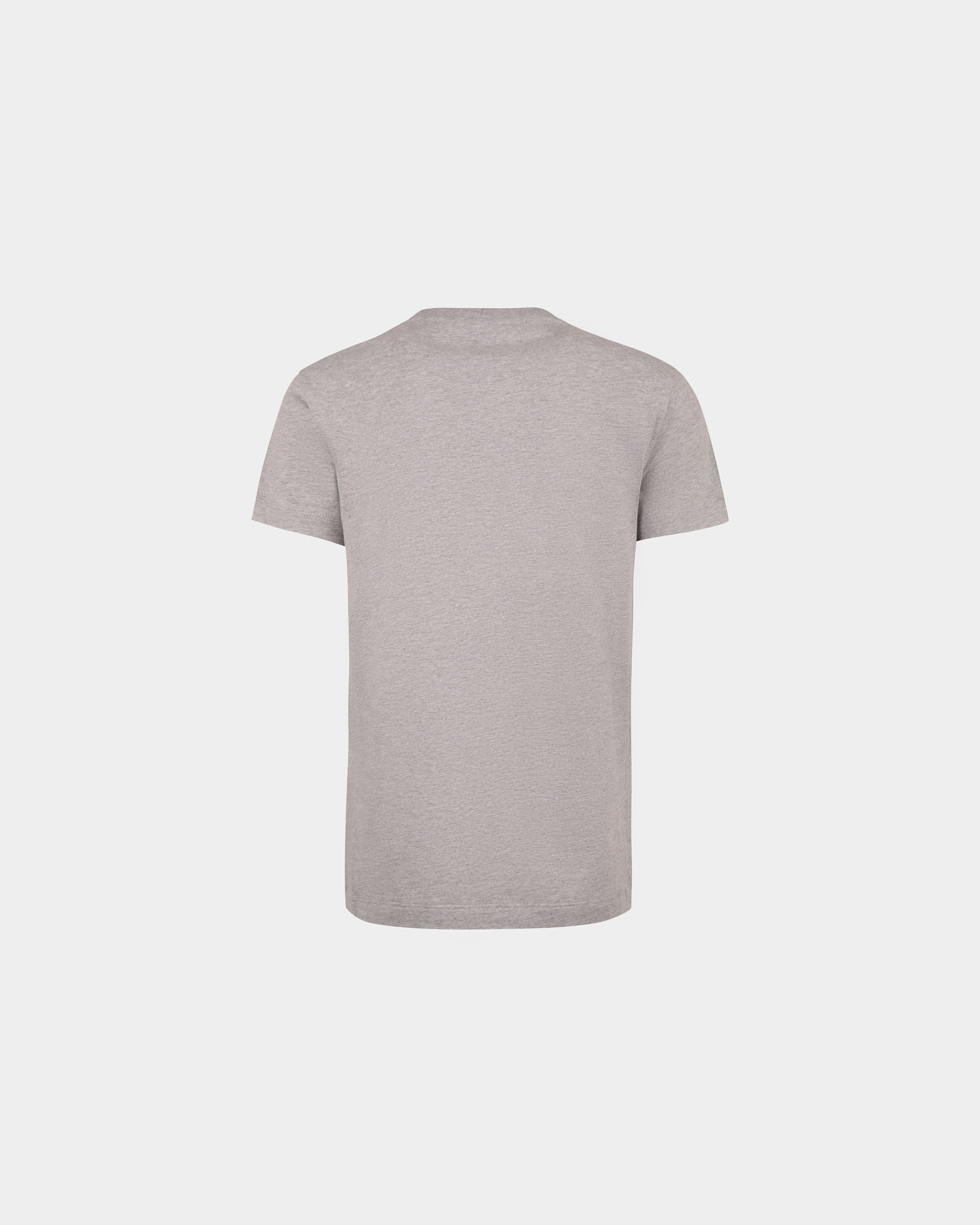 T-Shirt in Mélange Gray Cotton - Women's - Bally - 03