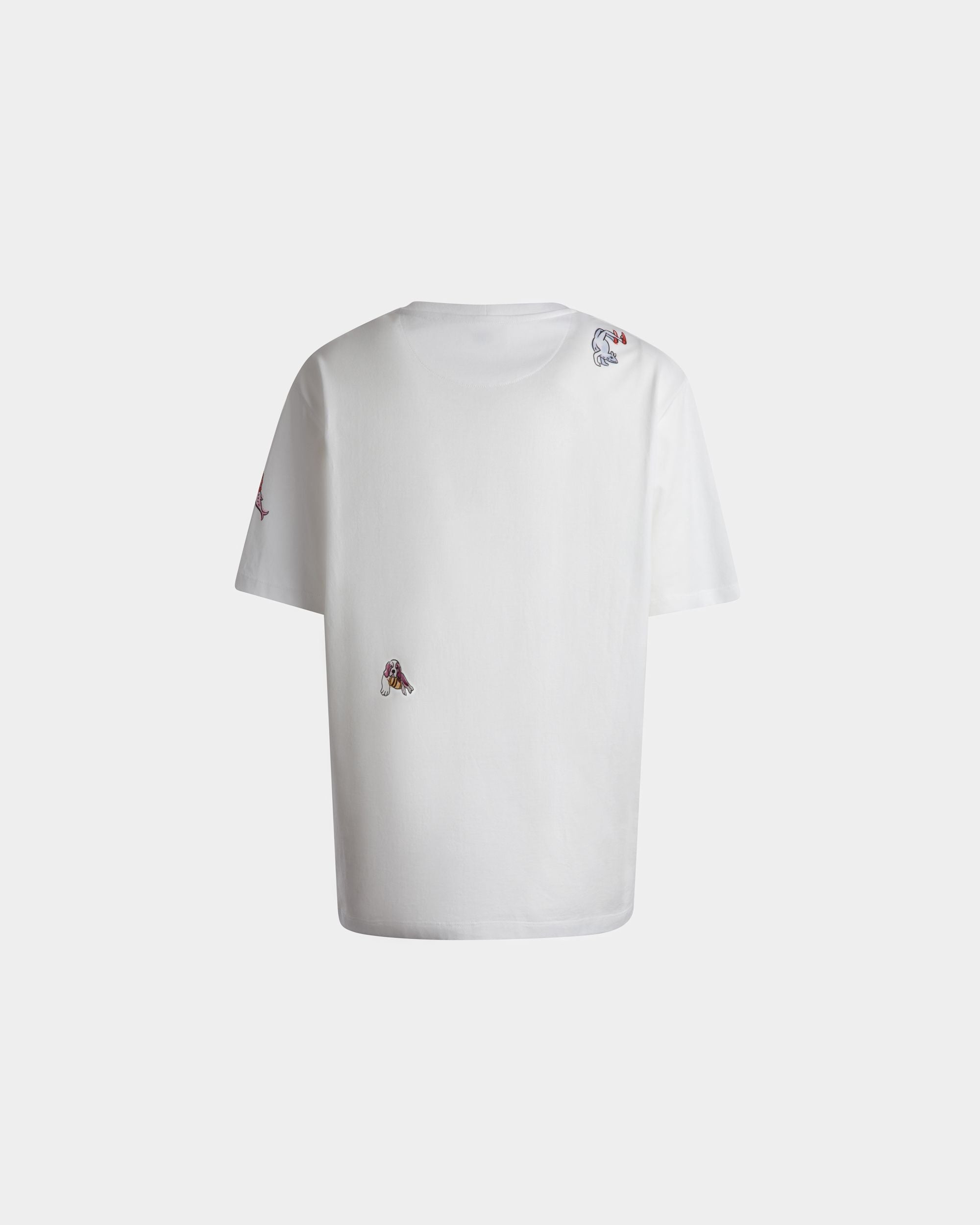 T-Shirt En Coton Blanc - Femme - Bally - 07