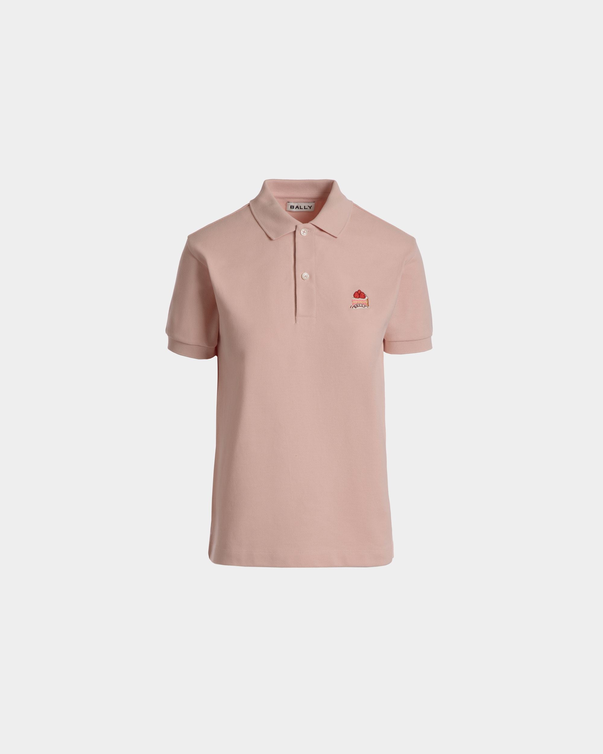 Polo Avec Bally Cake En Coton Dusty Petal - Femme - Bally - 01