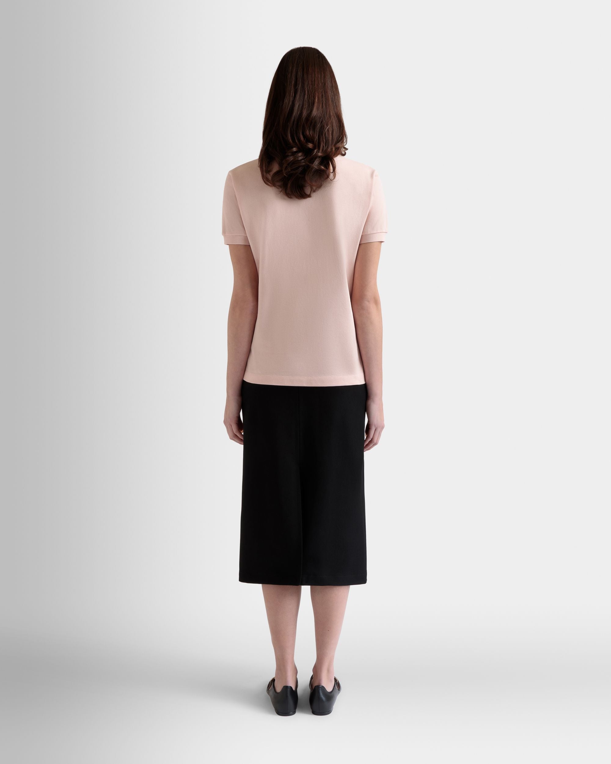 Polo Avec Bally Cake En Coton Dusty Petal - Femme - Bally - 06