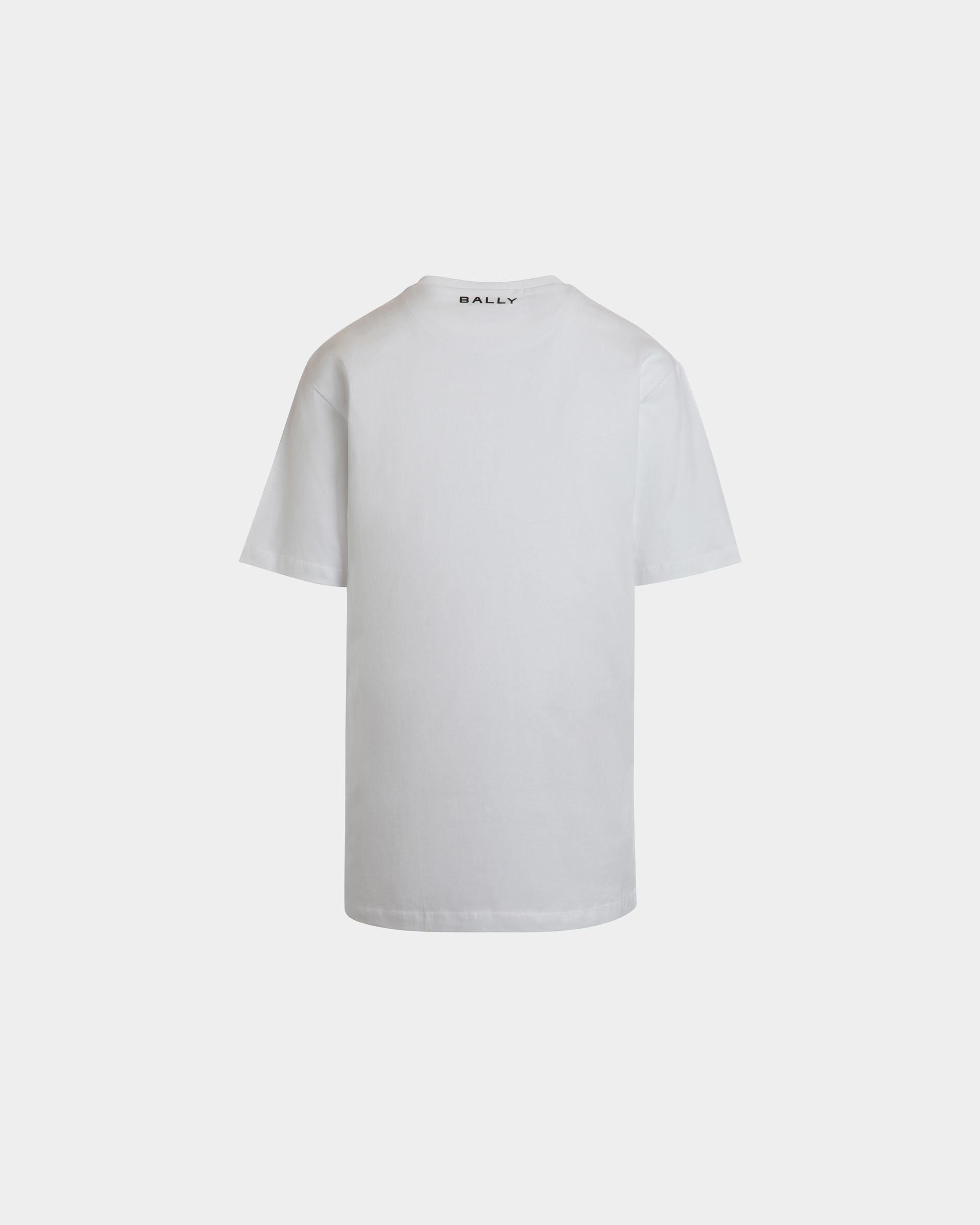 Camiseta De Algodón Blanco Con Estampado Bally Cake - Mujer - Bally - 07