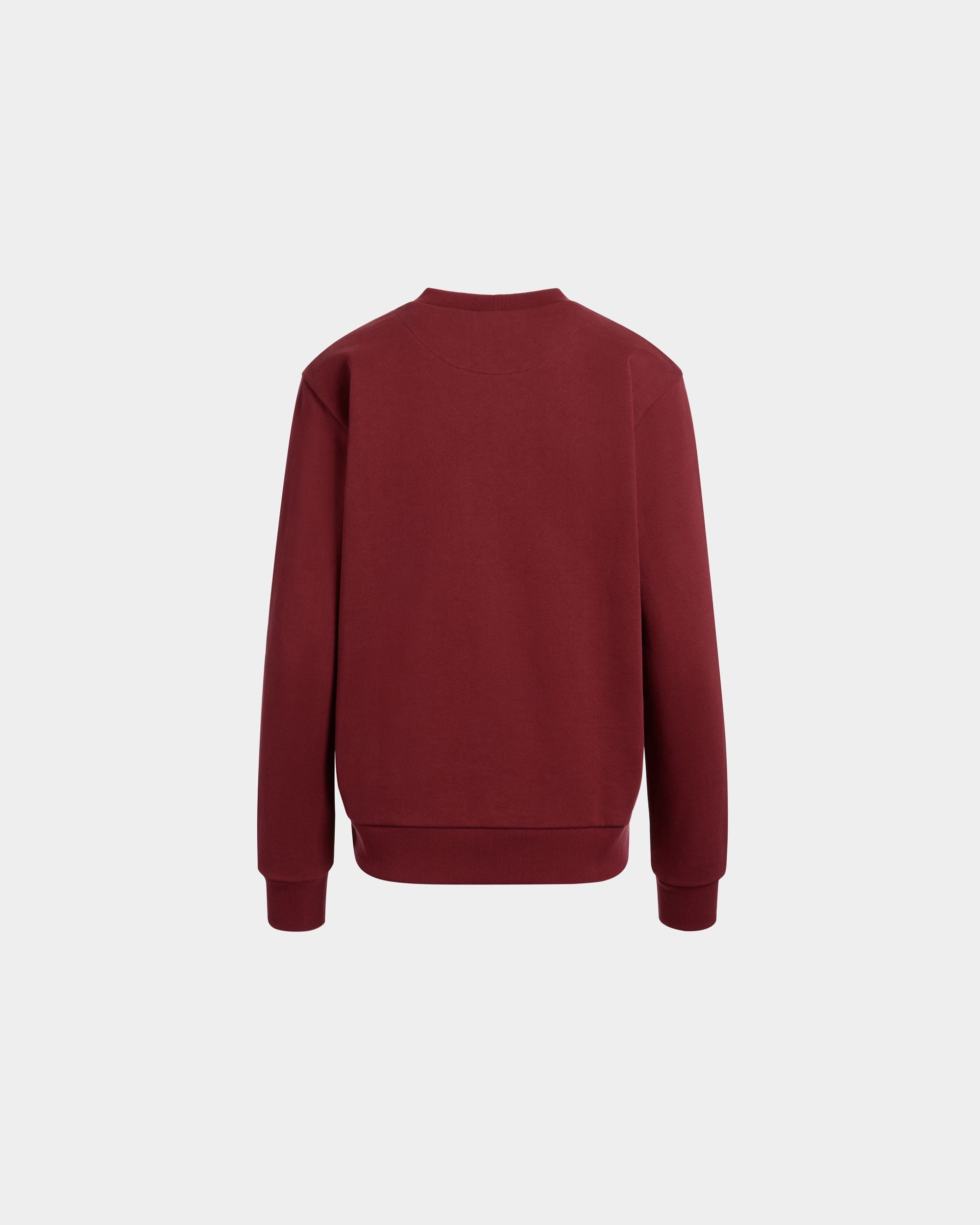 Rundhals-Sweatshirt Aus Baumwolle In Sirah - Damen - Bally - 06