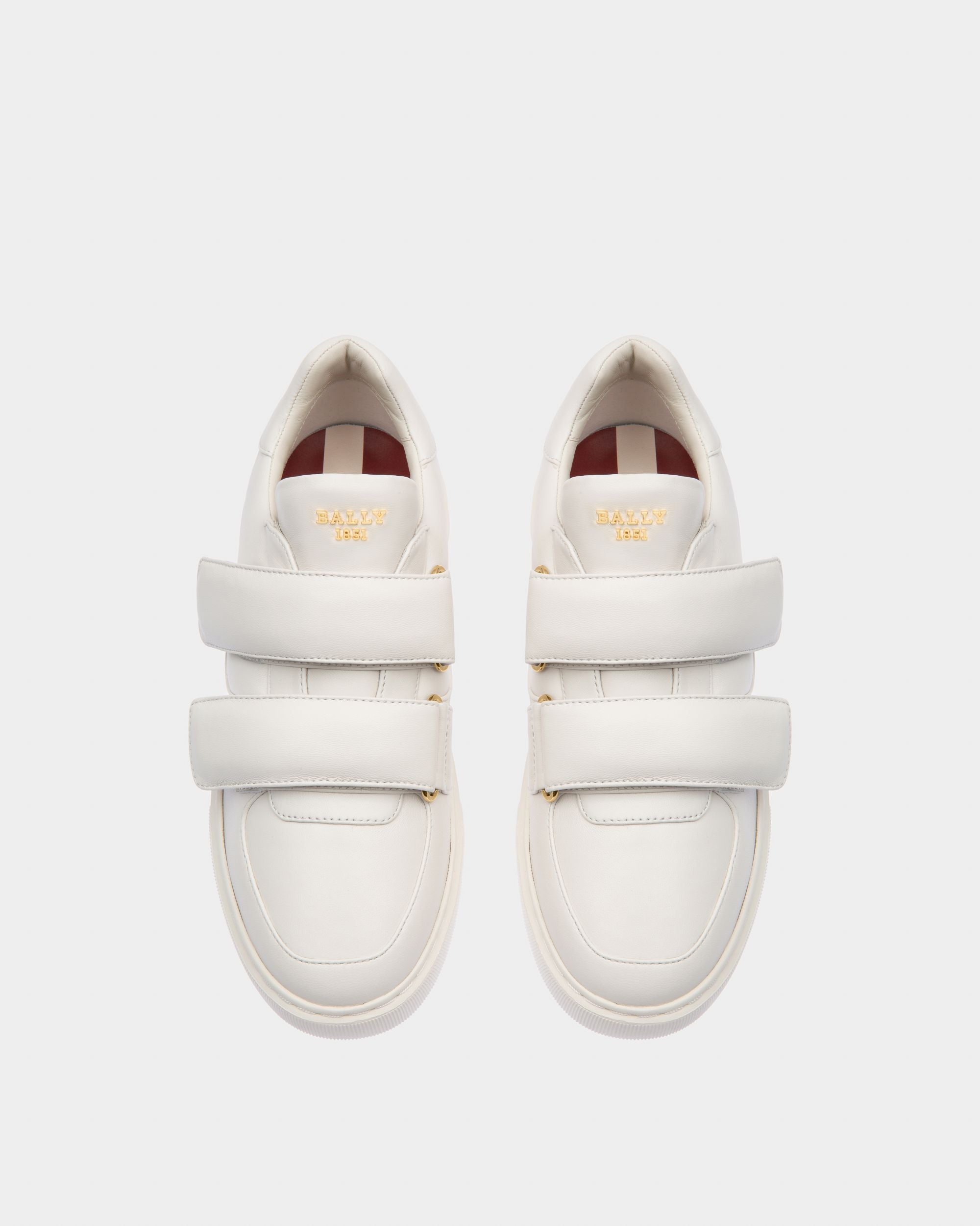 Maylor Sneakers En Cuir Blanc - Femme - Bally - 02