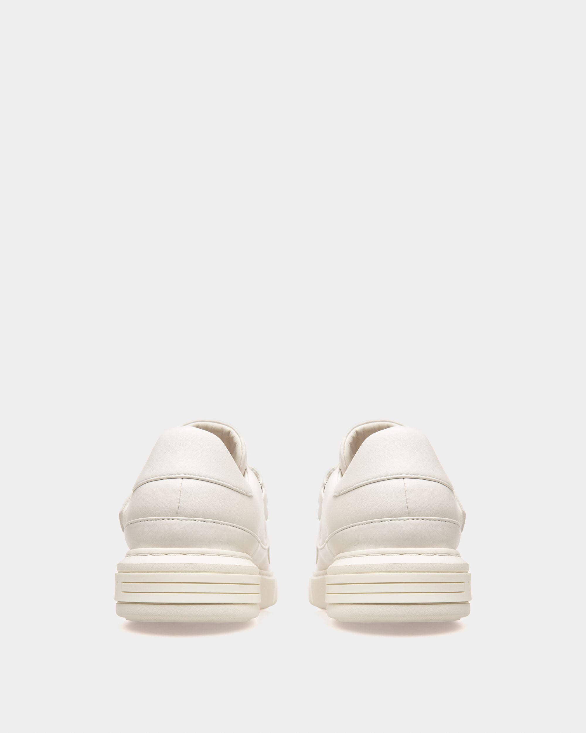 Maylor Sneakers En Cuir Blanc - Femme - Bally - 04