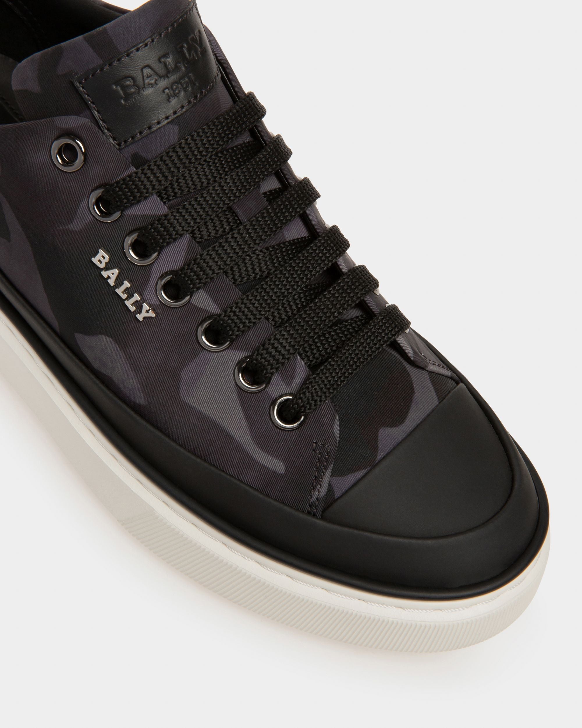 Maily Sneaker Aus Recyceltem Polyester Und Leder In Schwarz - Damen - Bally - 06