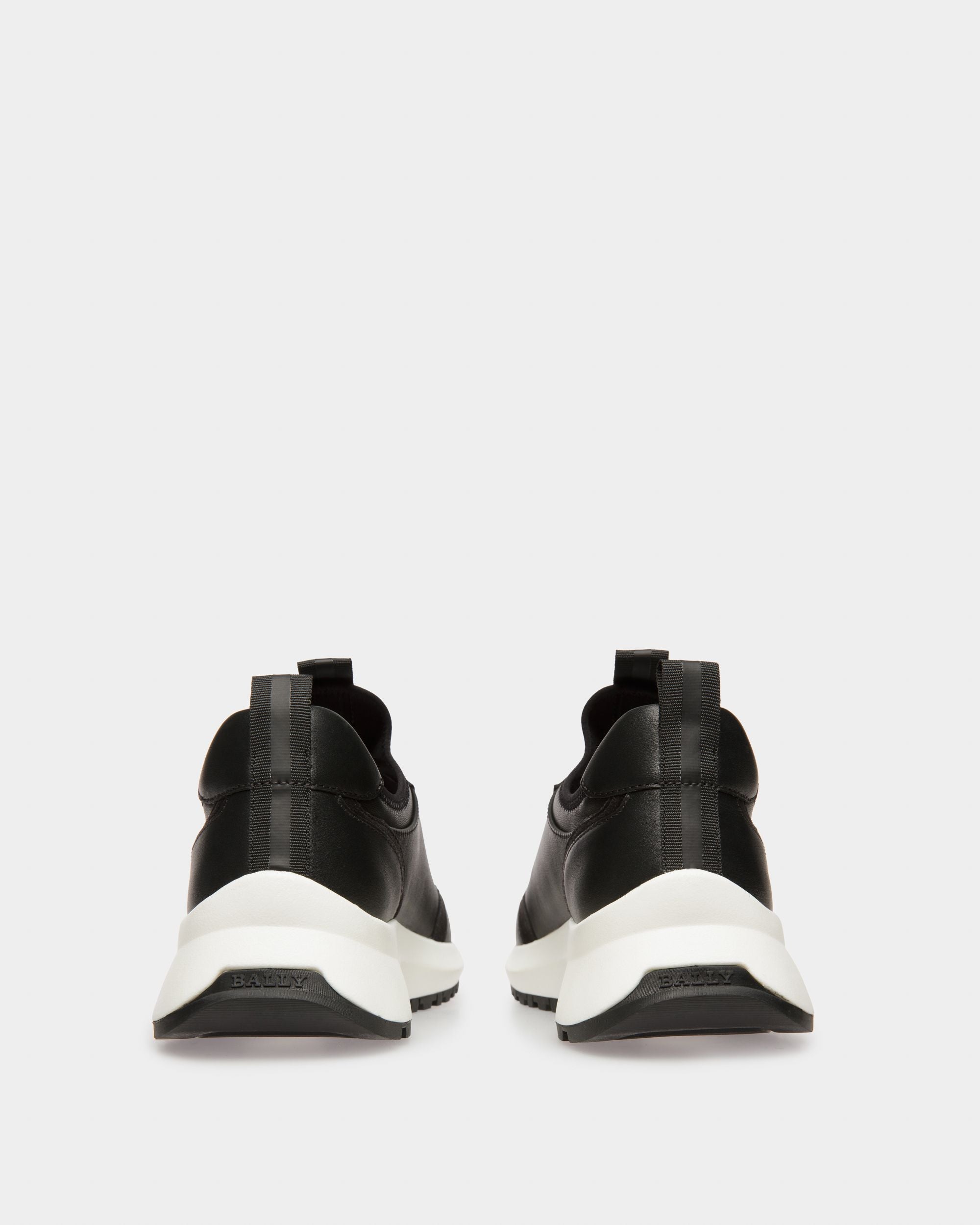 Deven Sneakers En Cuir Noir - Femme - Bally - 04