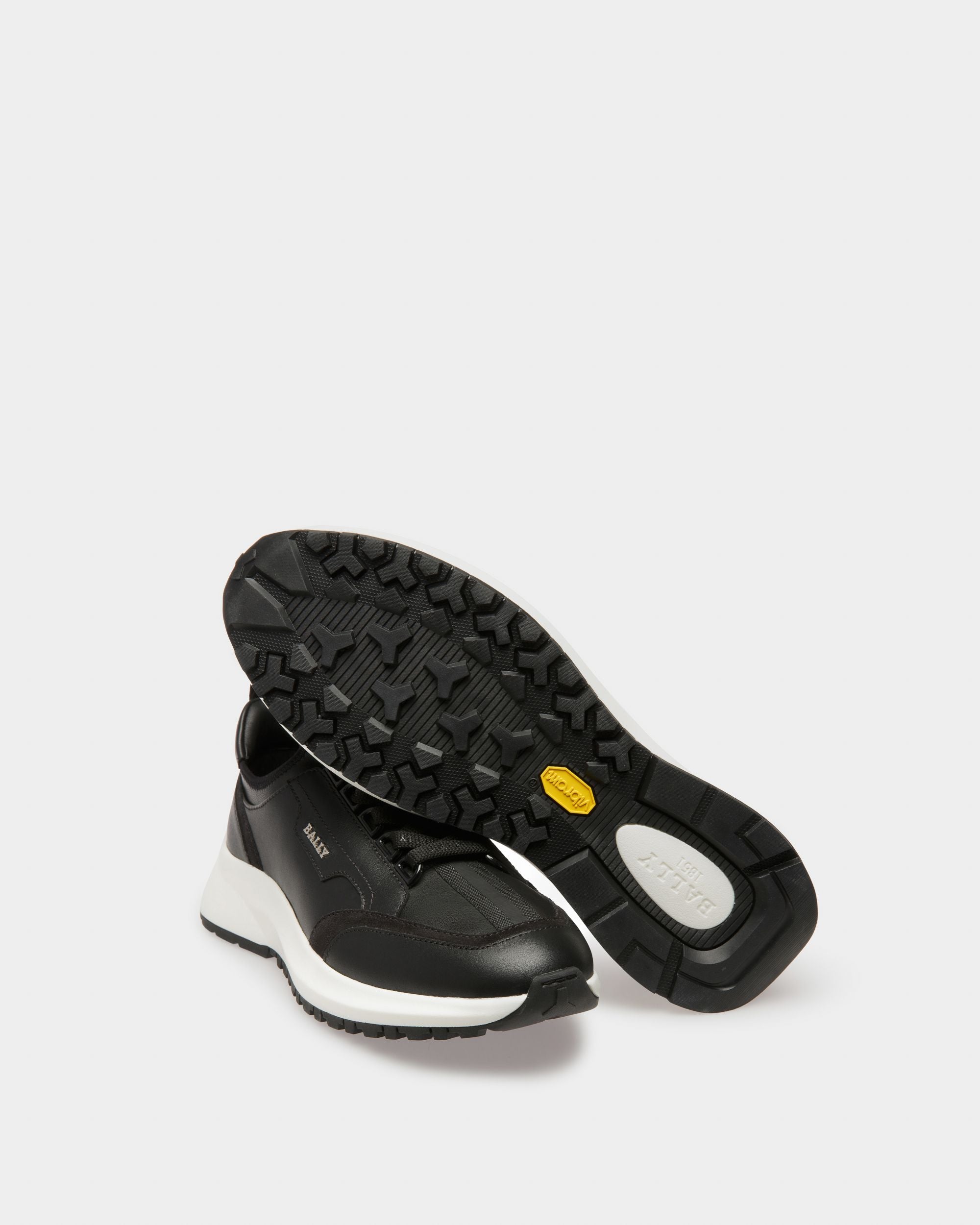 Deven Sneakers En Cuir Noir - Femme - Bally - 05