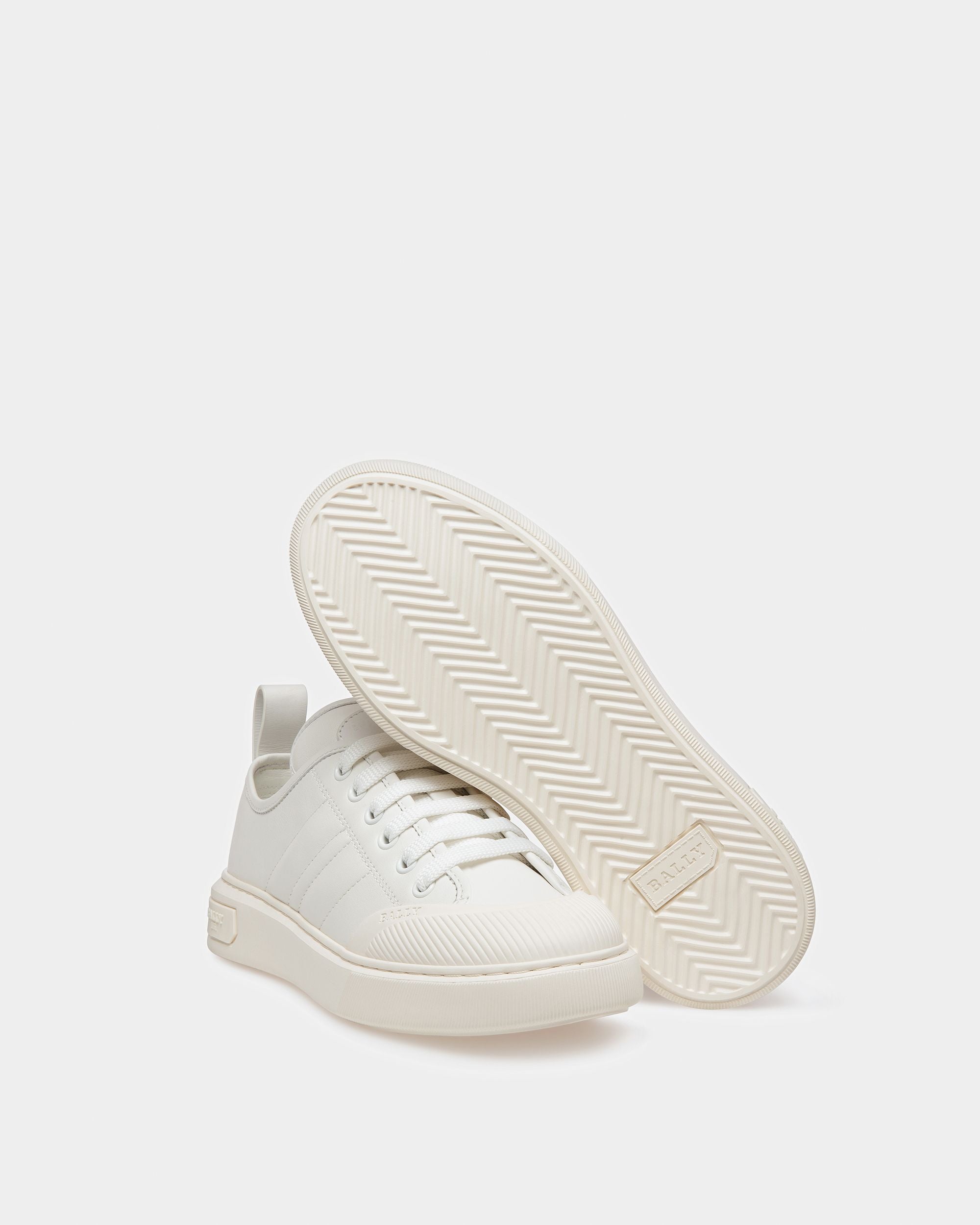 Medyn Sneakers En Cuir Blanc - Femme - Bally - 05