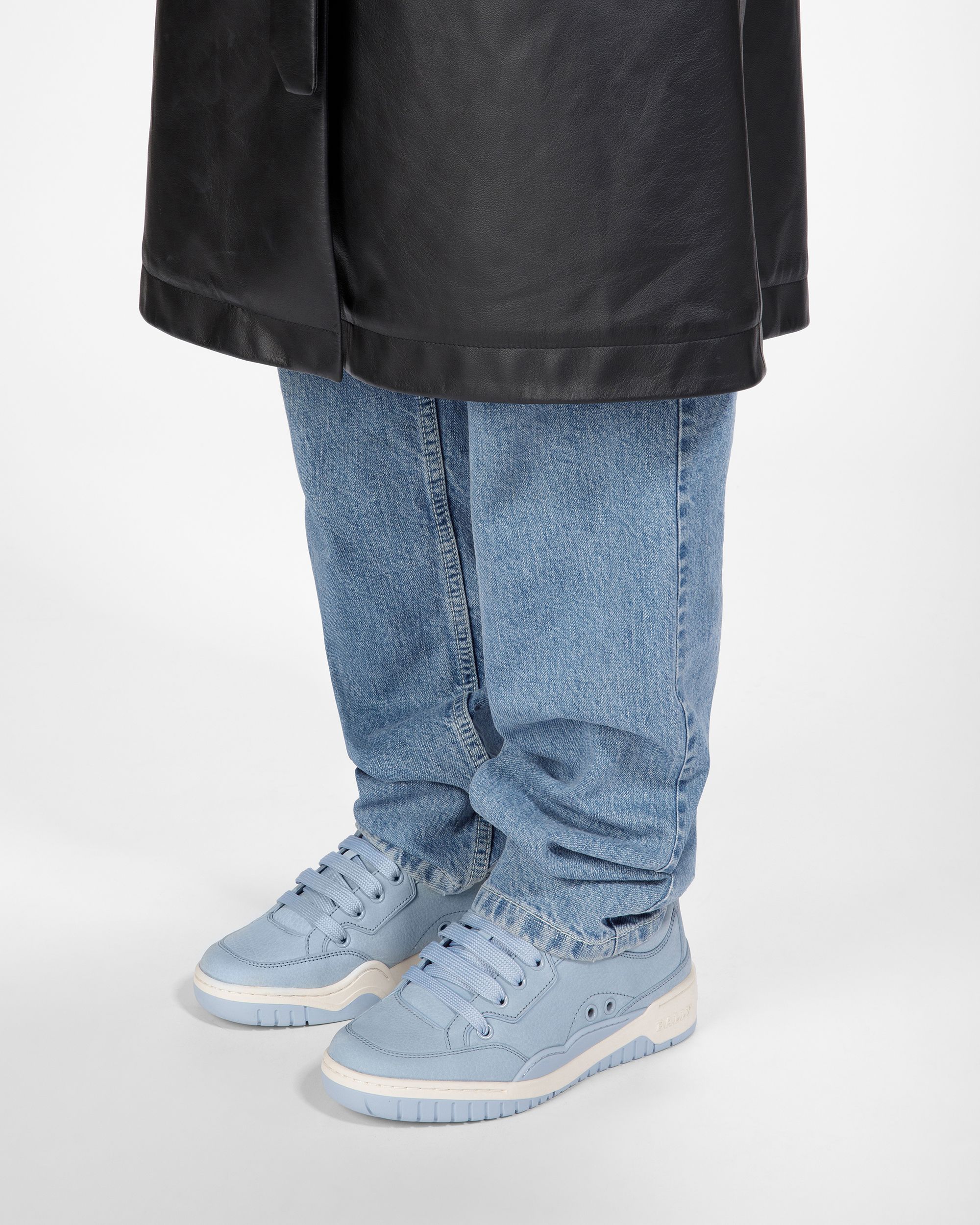 Kiro Leder-Sneaker In Hellblau - Damen - Bally - 07