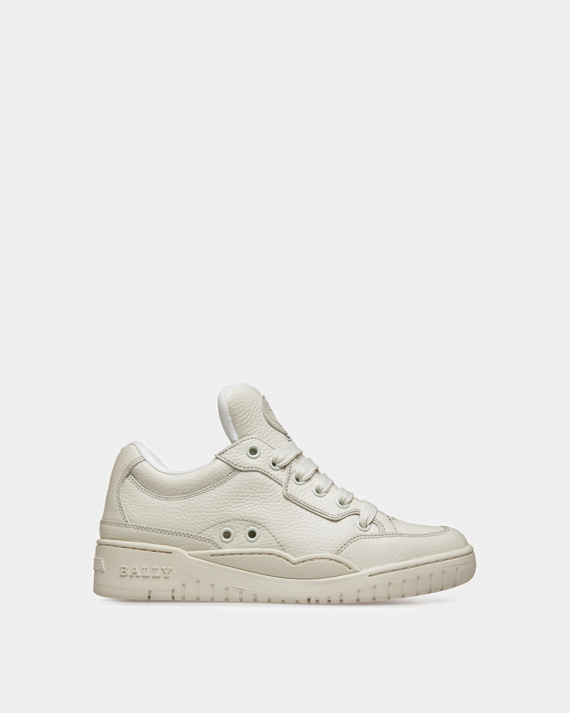Kiro Zapatillas De Piel En Blanco Empolvado - Mujer - Bally - 01