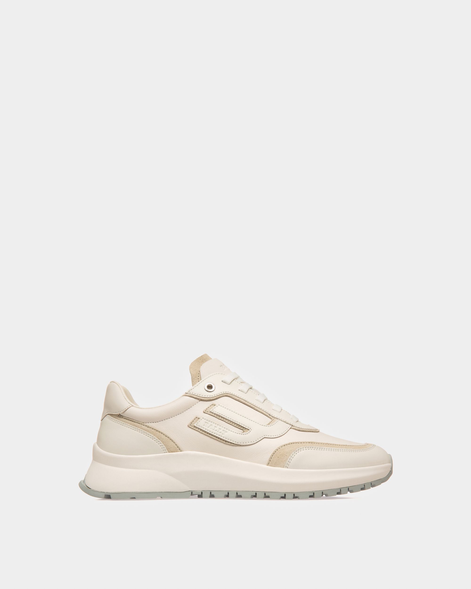 Demmy Sneakers En Cuir Blanc Et Blanc Poudreux - Femme - Bally - 01