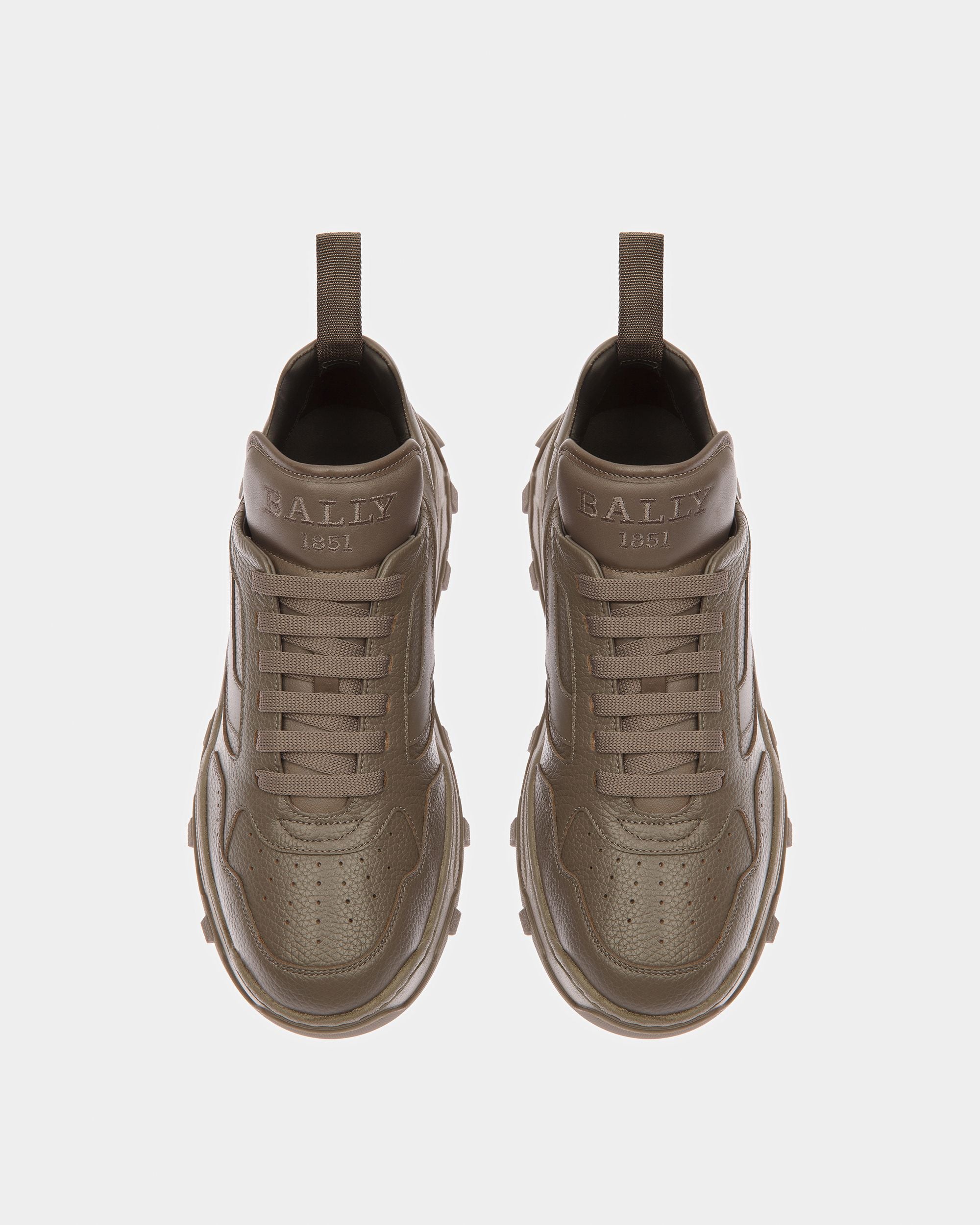 Catalyst Sneaker In Brown Leather - Mujer - Bally - 02