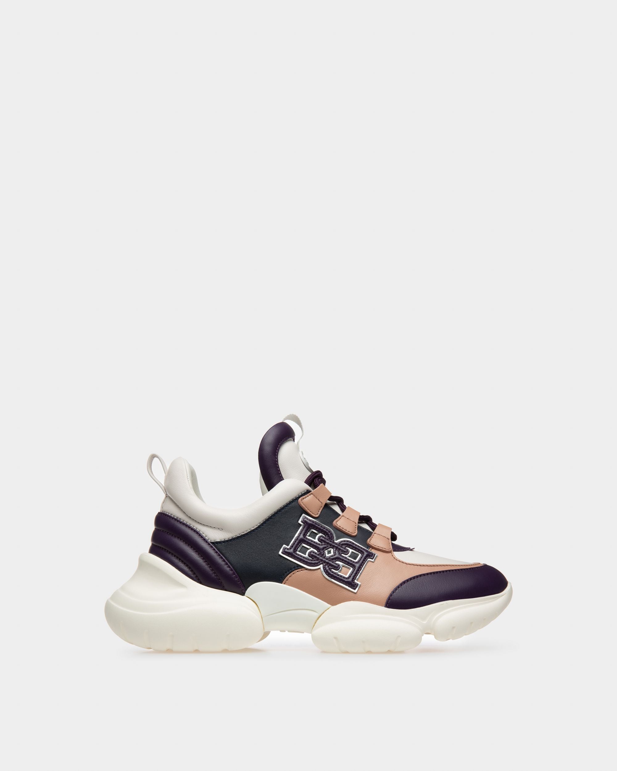 Claires Sneakers En Cuir Violet - Femme - Bally - 01