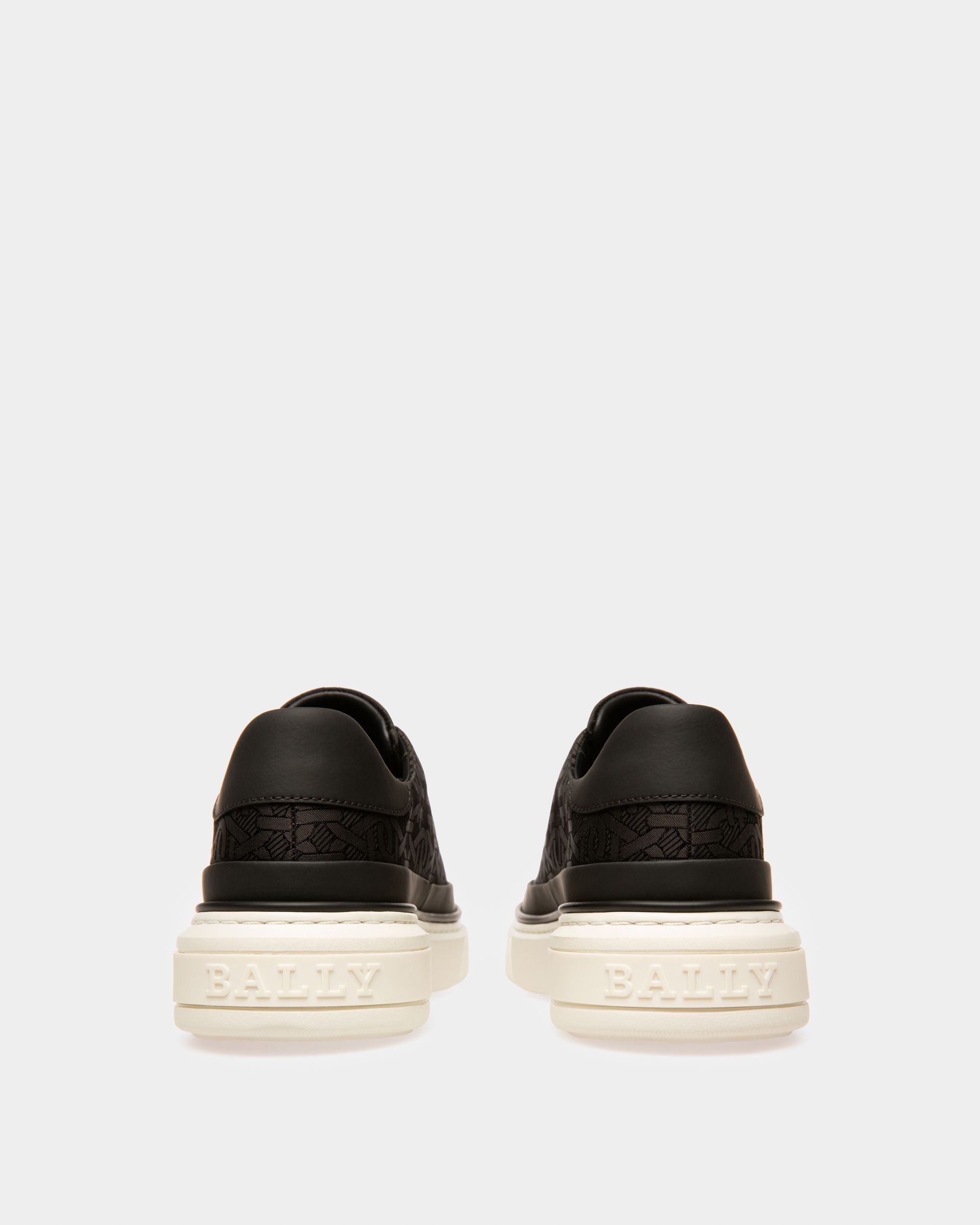 Maily Zapatillas Deportivas En Jaquard De Nailon De Color Negro - Mujer - Bally - 04