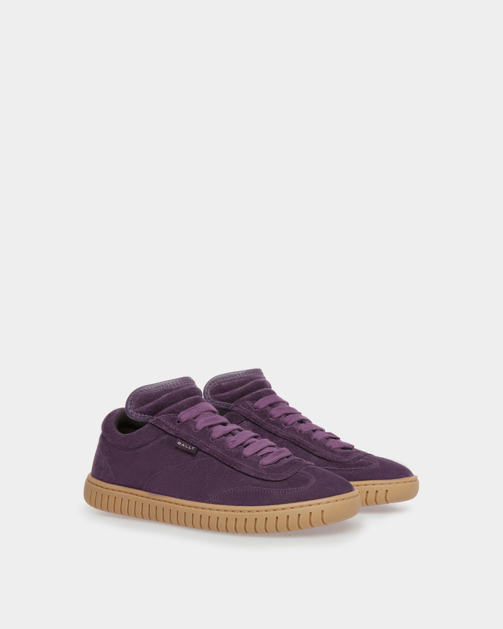 Player Sneaker Aus Leder In Orchidee Und Bernstein - Damen - Bally - 02