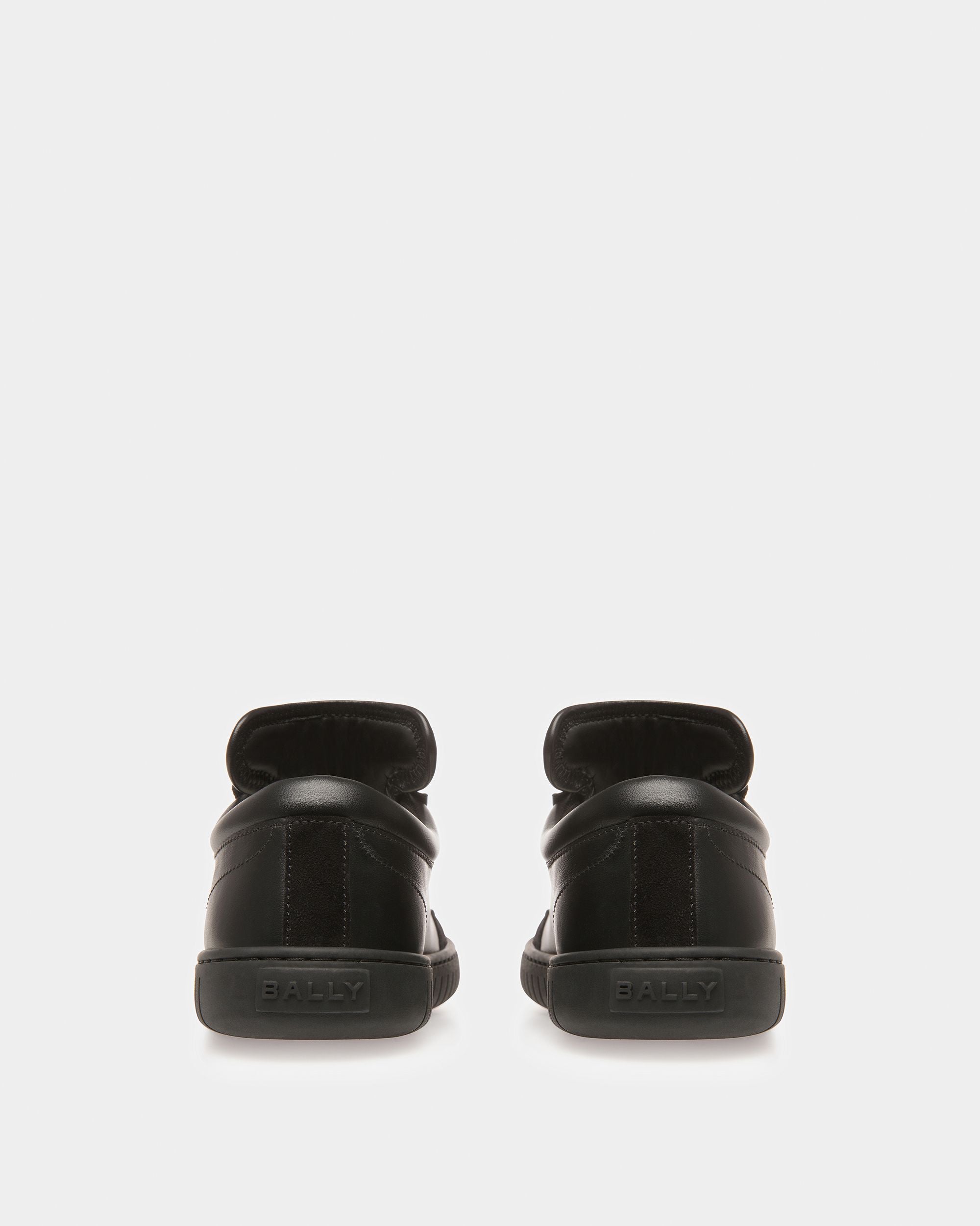 Zapatillas Player De Piel En Negro - Mujer - Bally - 03
