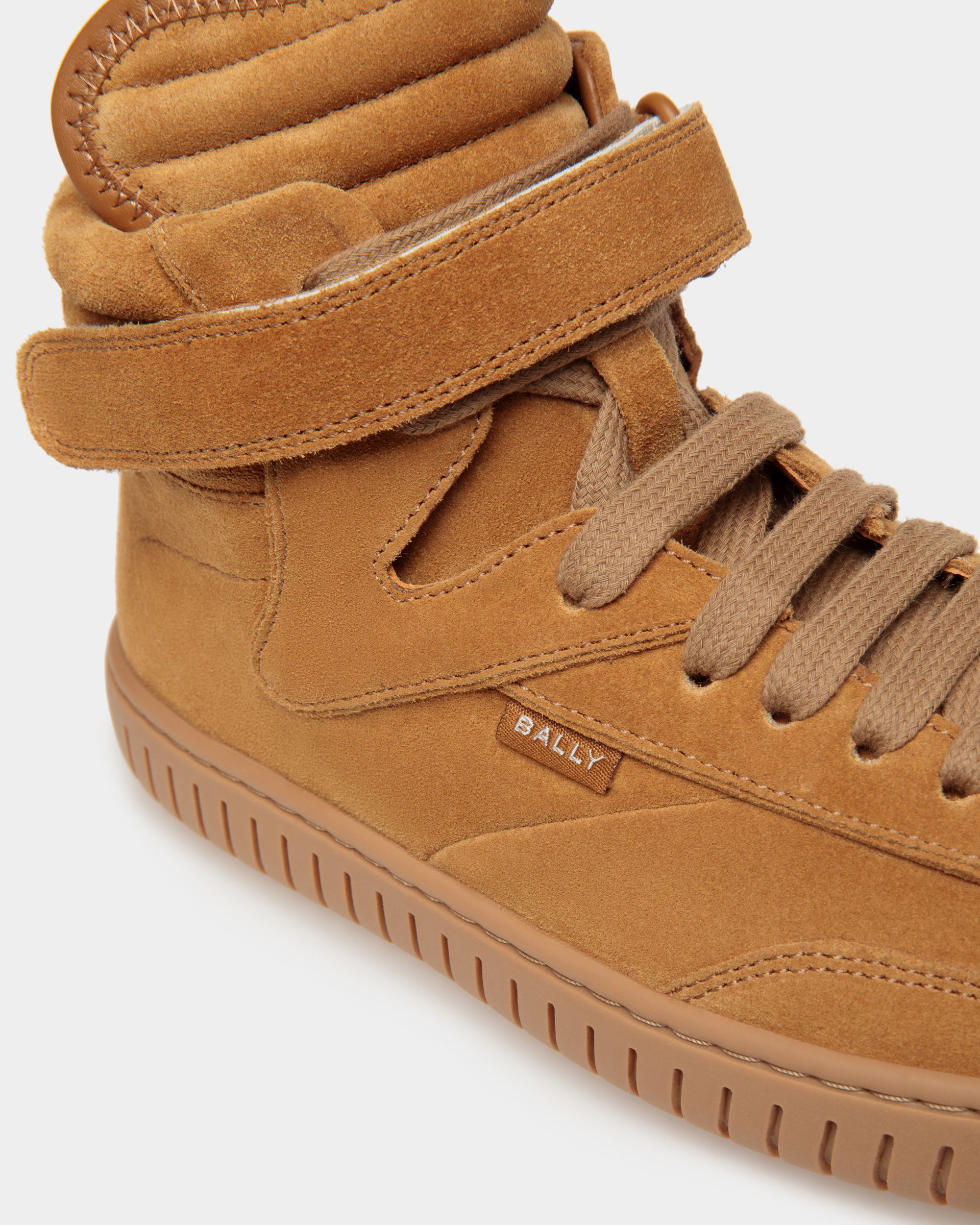 Player Sneakers In Desert And Amber Leather - Women's - Bally - 05