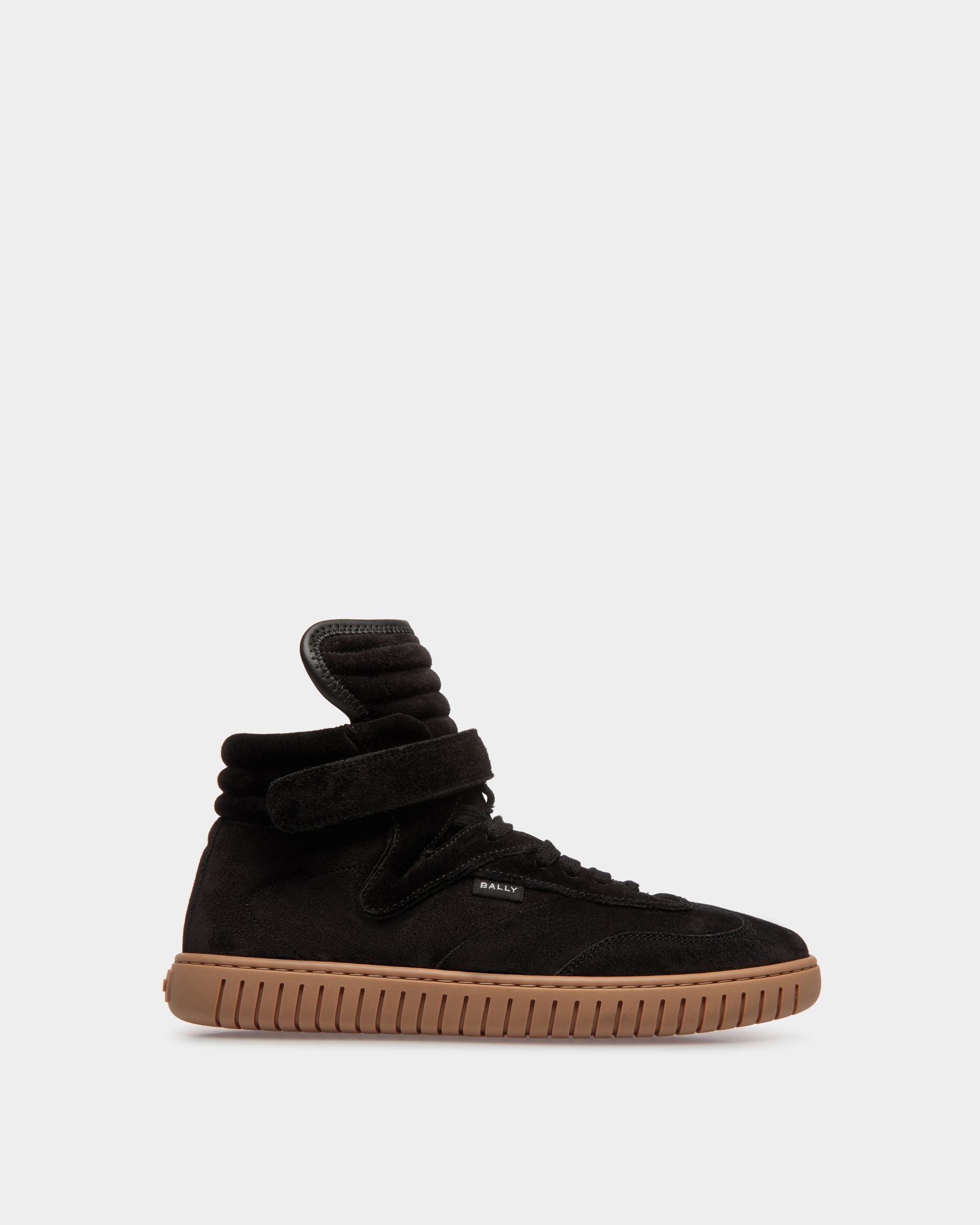 Player Sneakers In Black And Amber Leather - Women's - Bally - 01