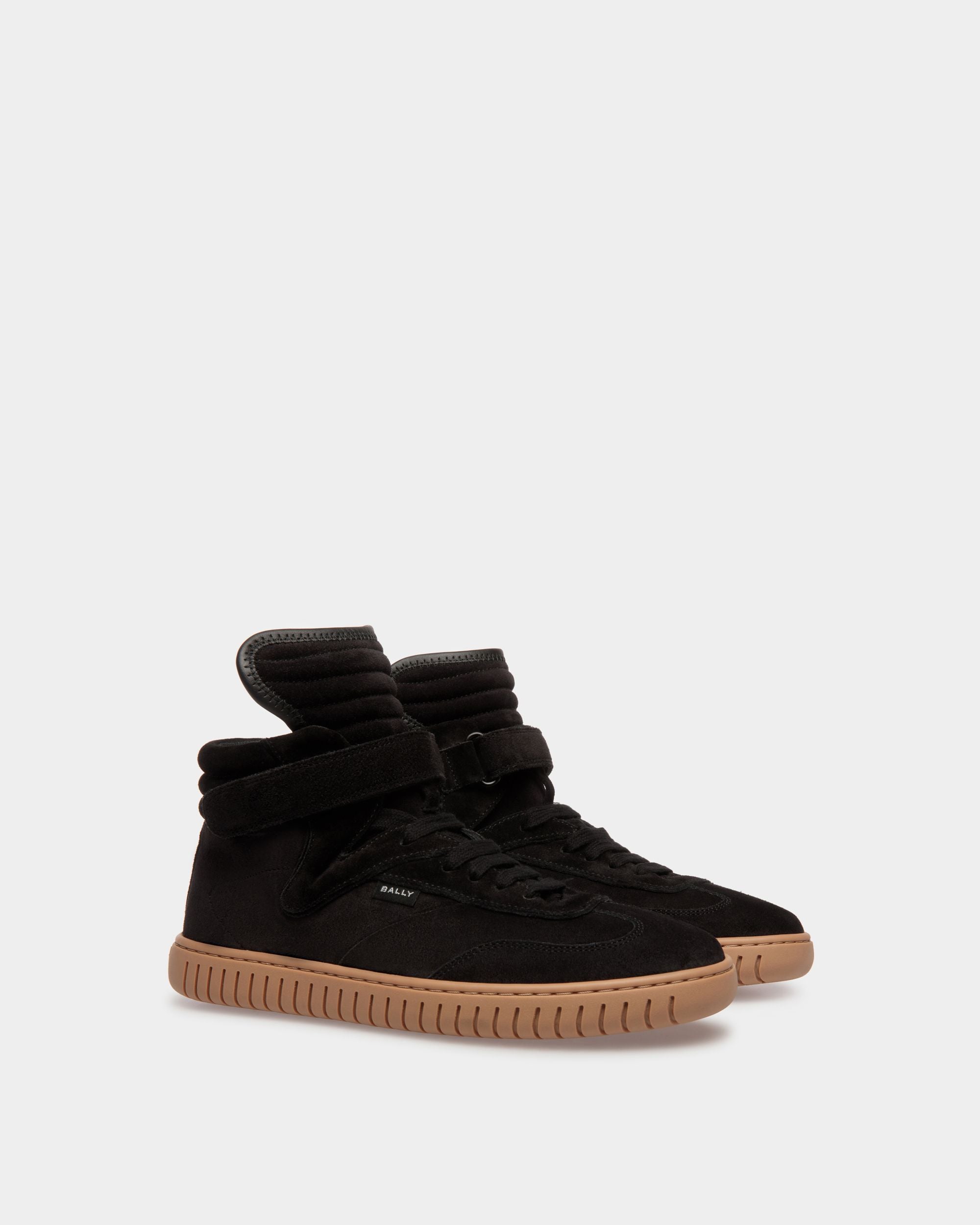 Player Sneakers In Black And Amber Leather - Women's - Bally - 03