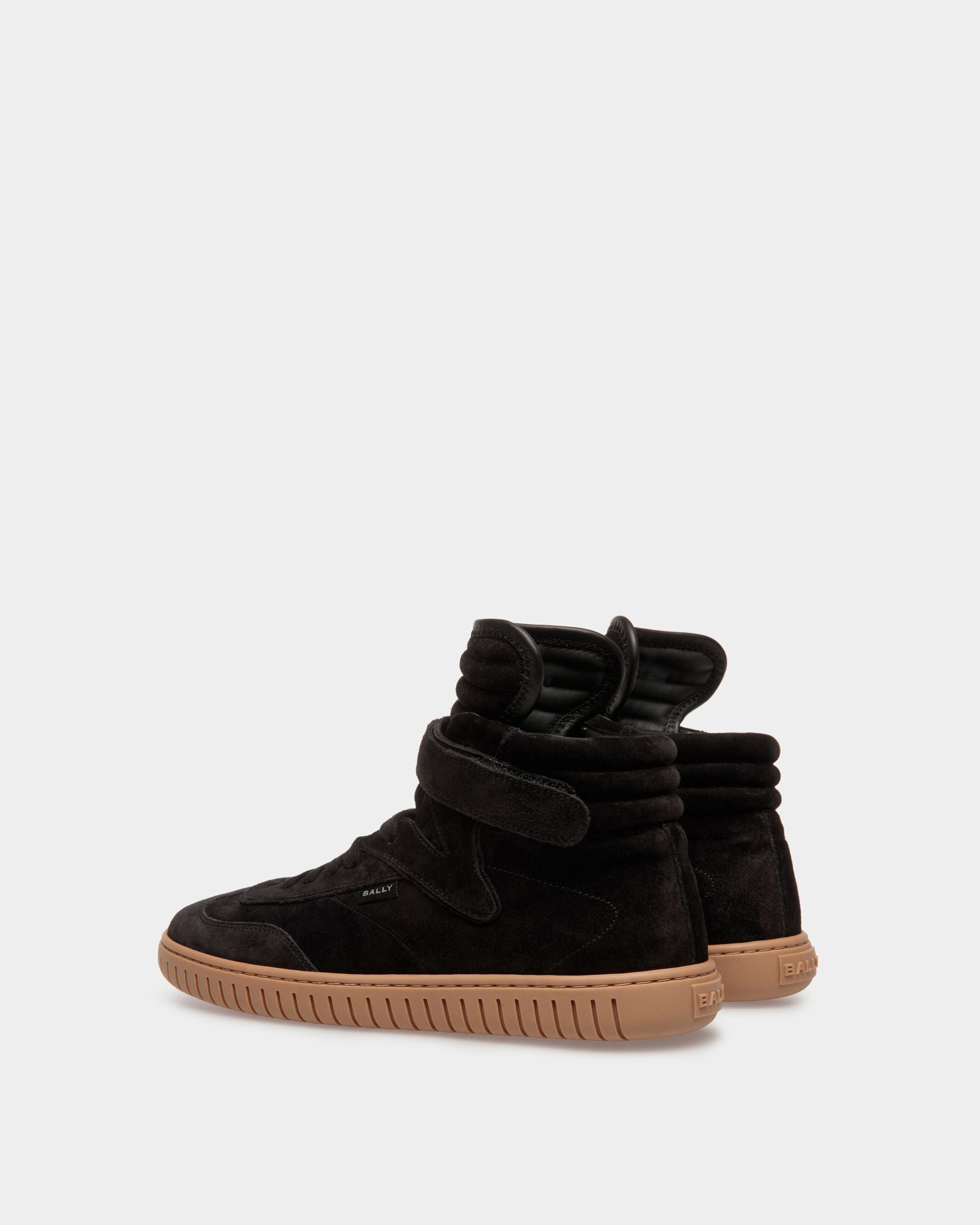 Player Sneakers In Black And Amber Leather - Women's - Bally - 04