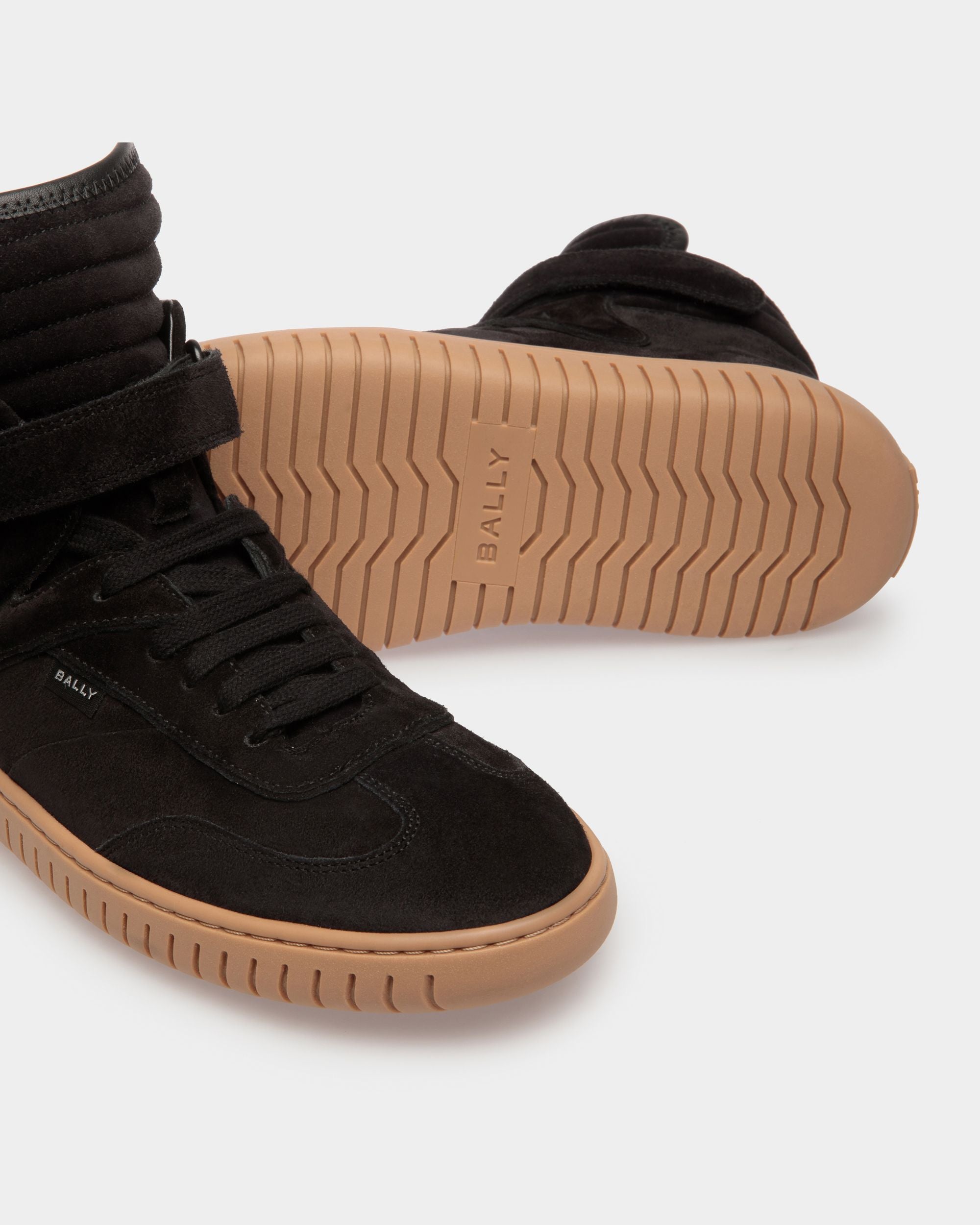 Player Sneakers In Black And Amber Leather - Women's - Bally - 05