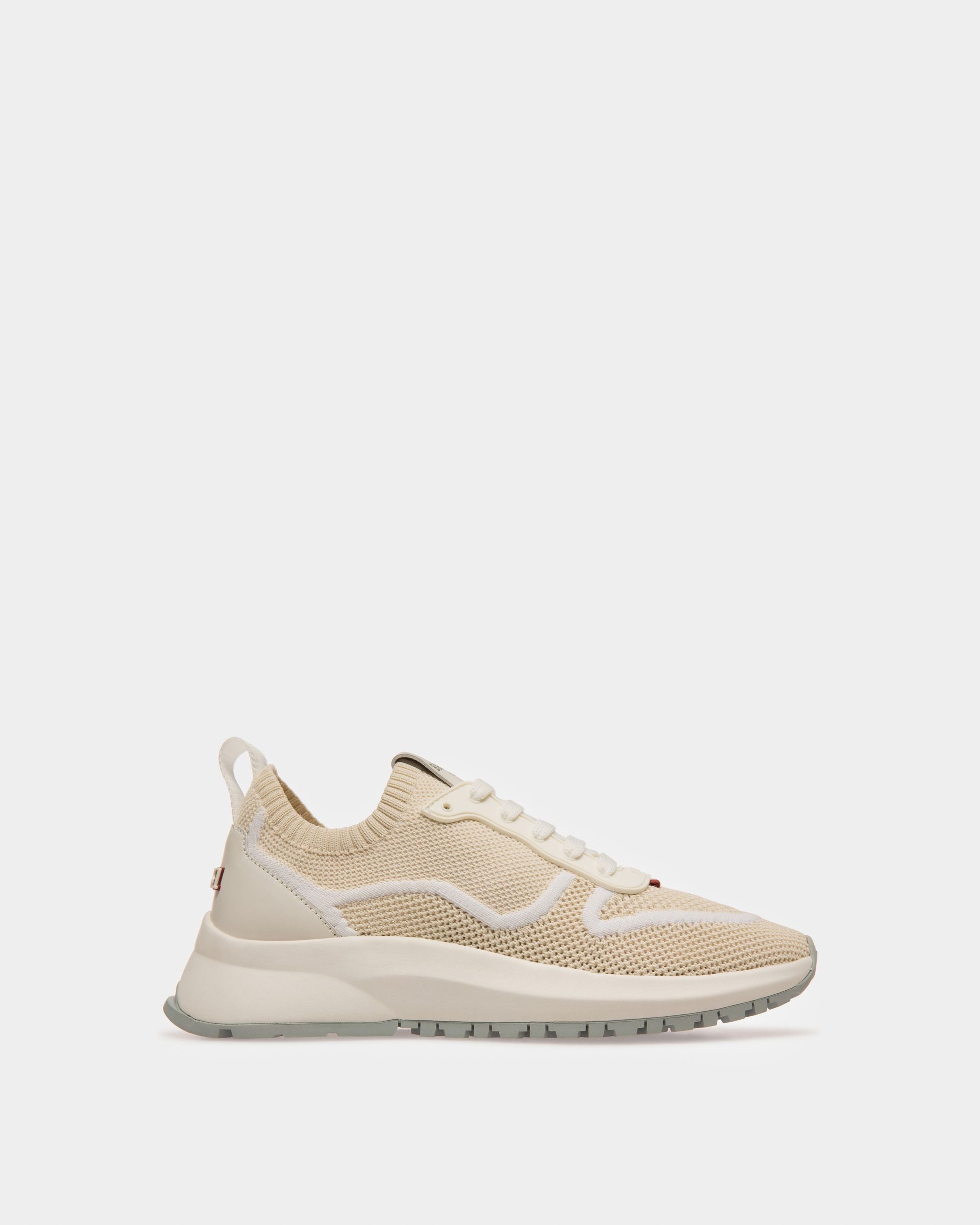 Davyn Sneakers Blanches En Filet Et Cuir - Femme - Bally - 01