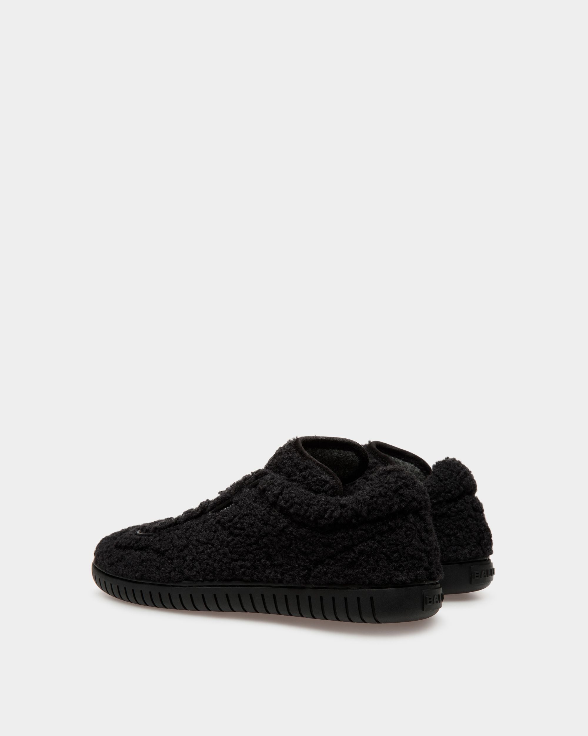 Player Sneakers In Black Synthetic Fur - Women's - Bally - 03