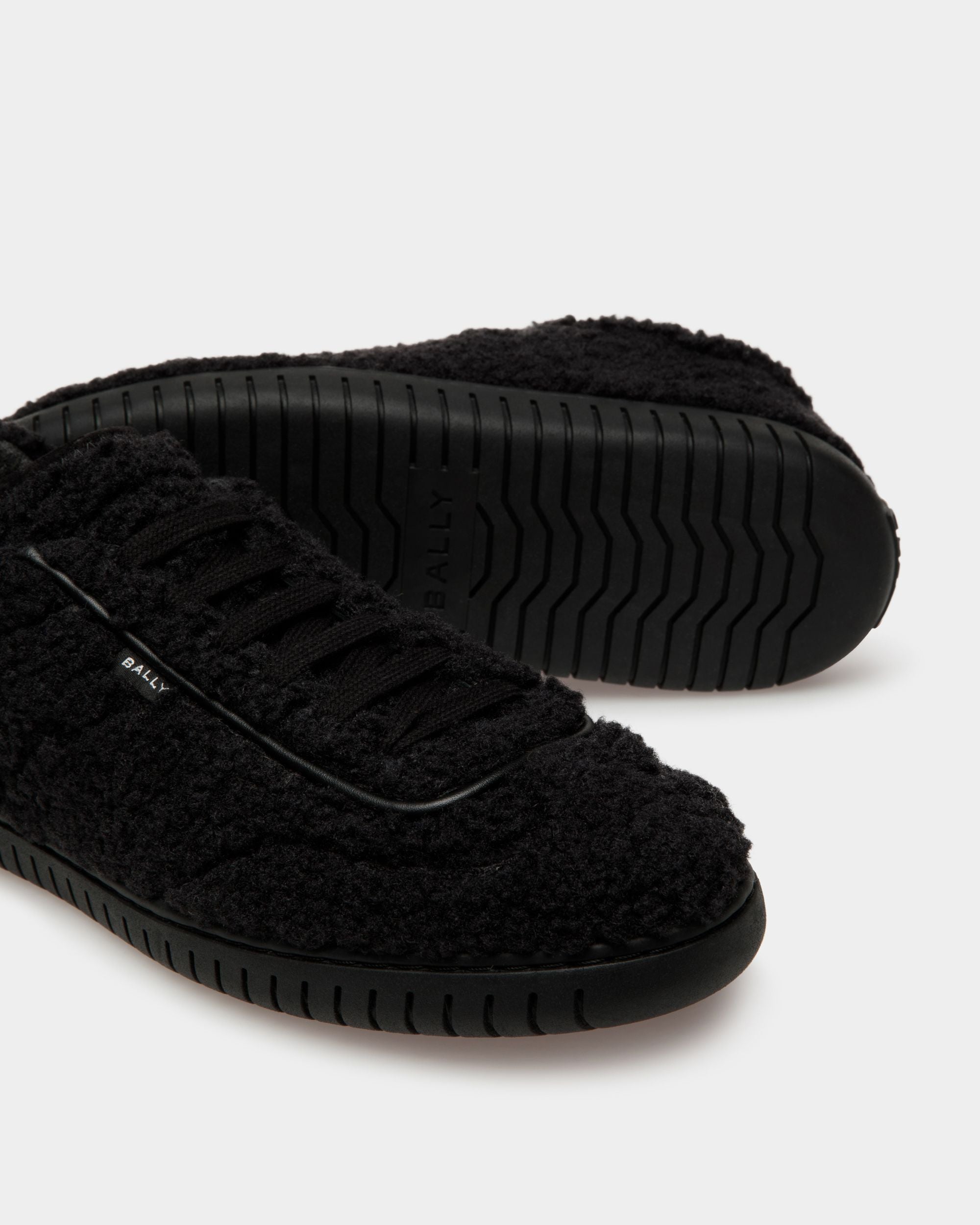 Player Sneakers In Black Synthetic Fur - Women's - Bally - 04