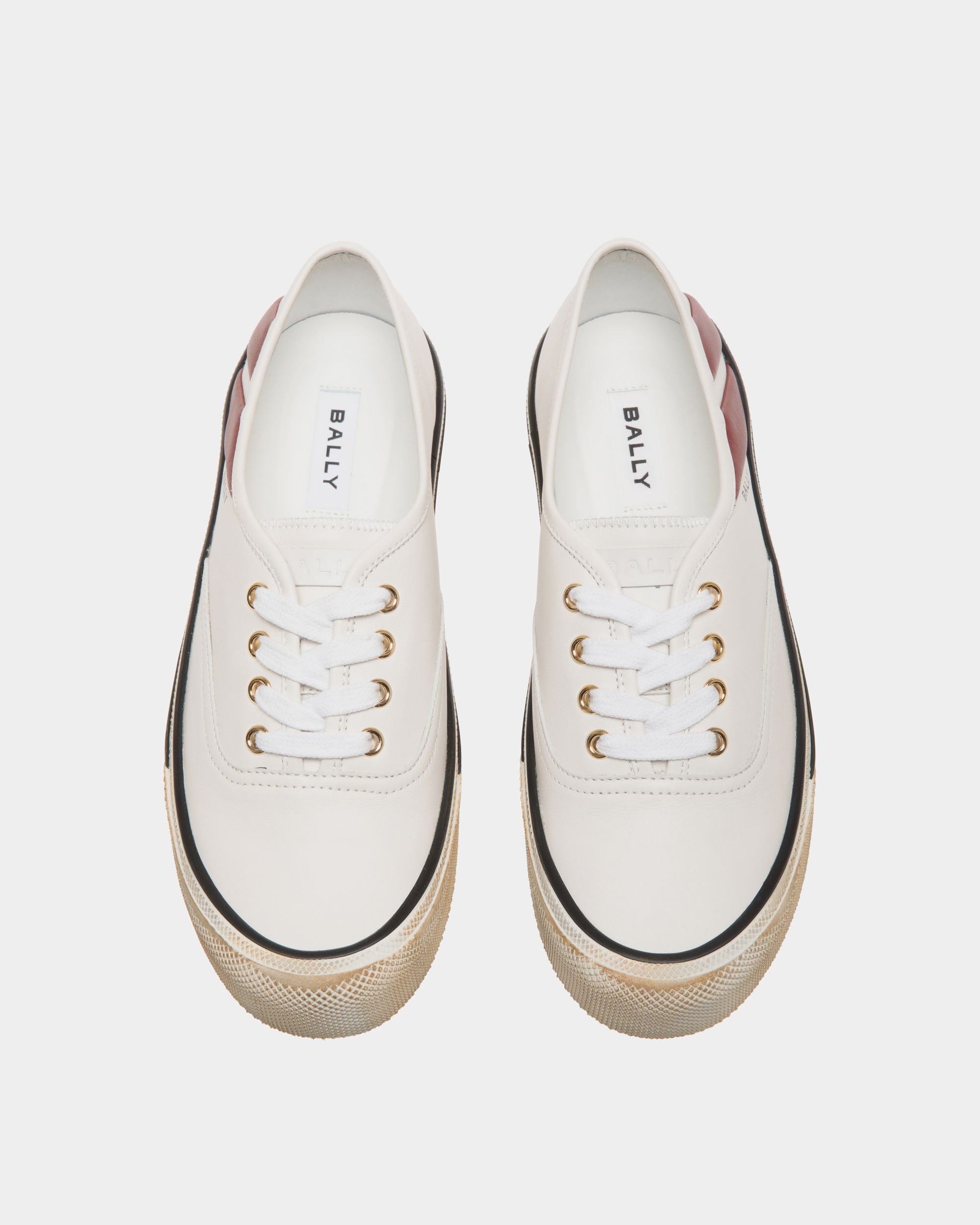 Santa Ana Sneaker In White Leather - Damen - Bally - 04