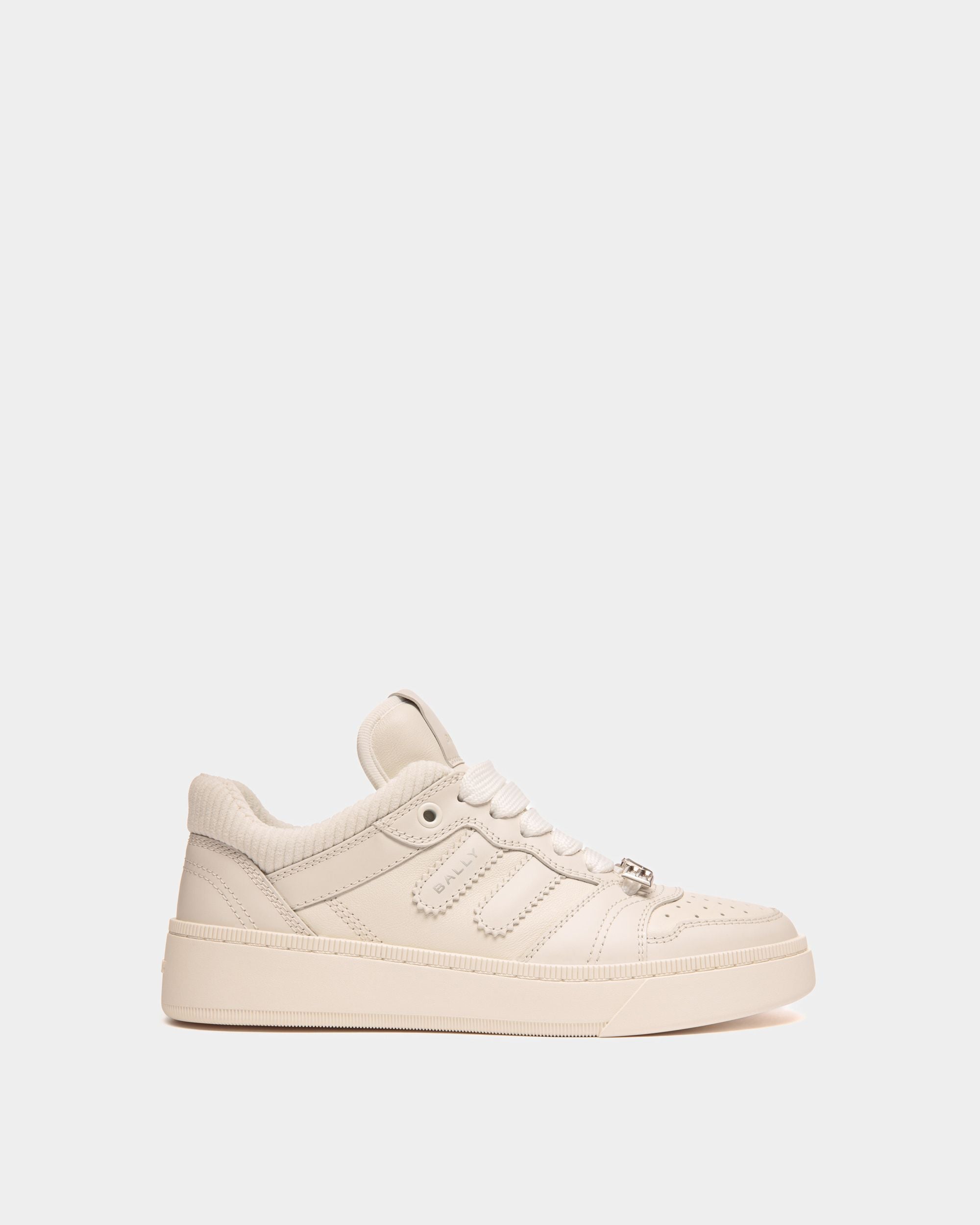 Raise Sneaker Aus Weißem Leder - Damen - Bally - 01