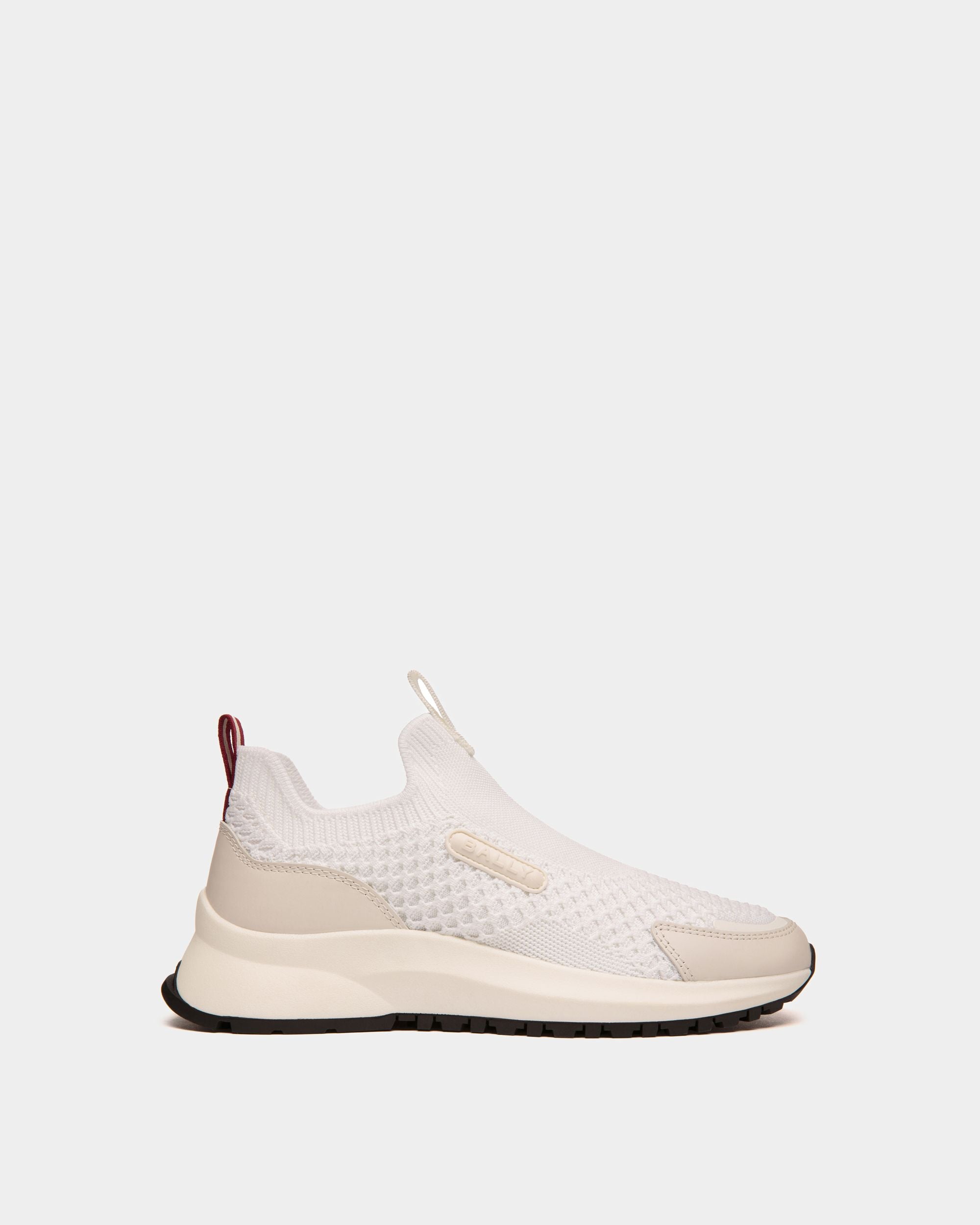 Sneaker Outline En Maille Blanche - Femme - Bally - 01