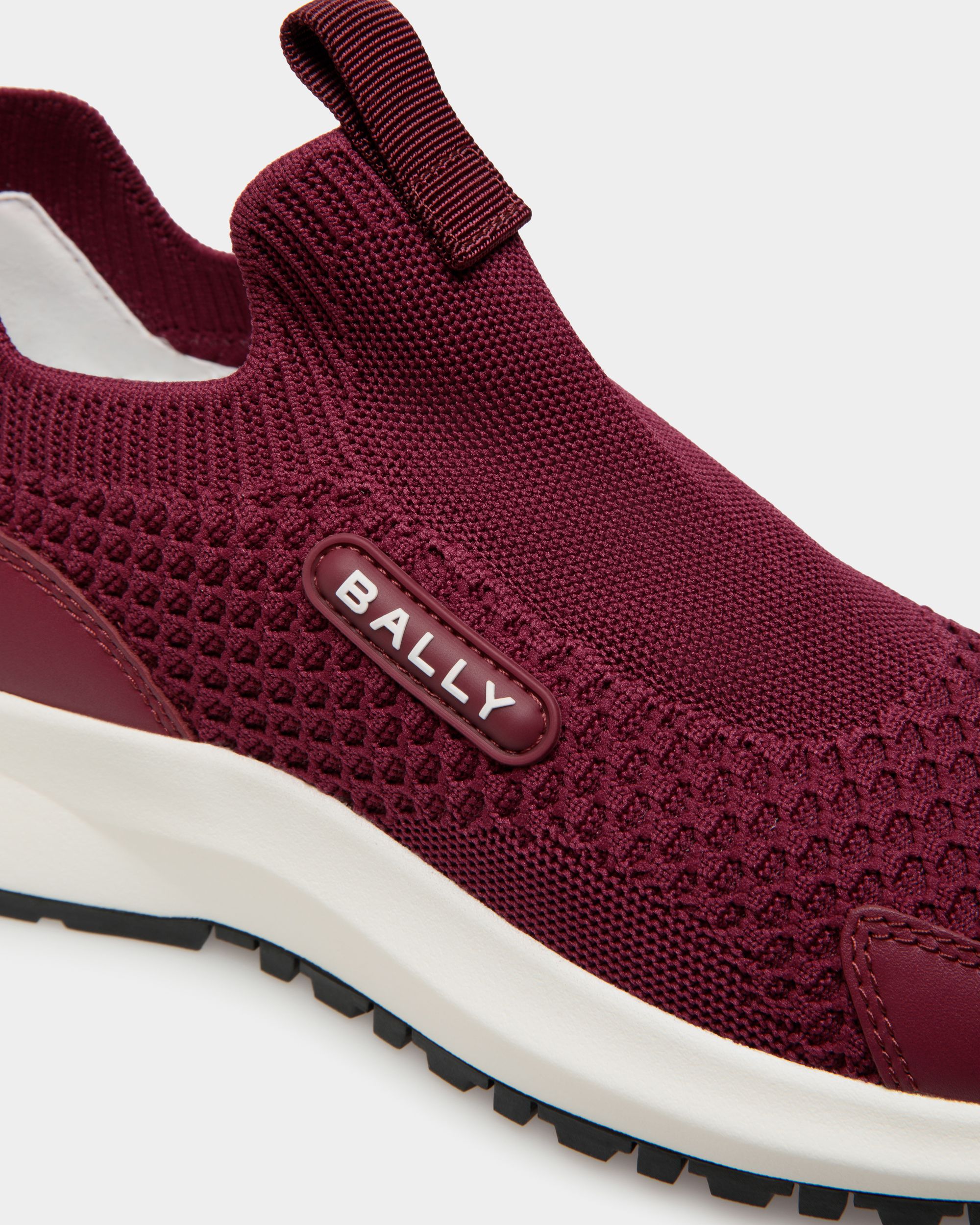 Sneaker Outline En Maille Cinnabar - Femme - Bally - 05